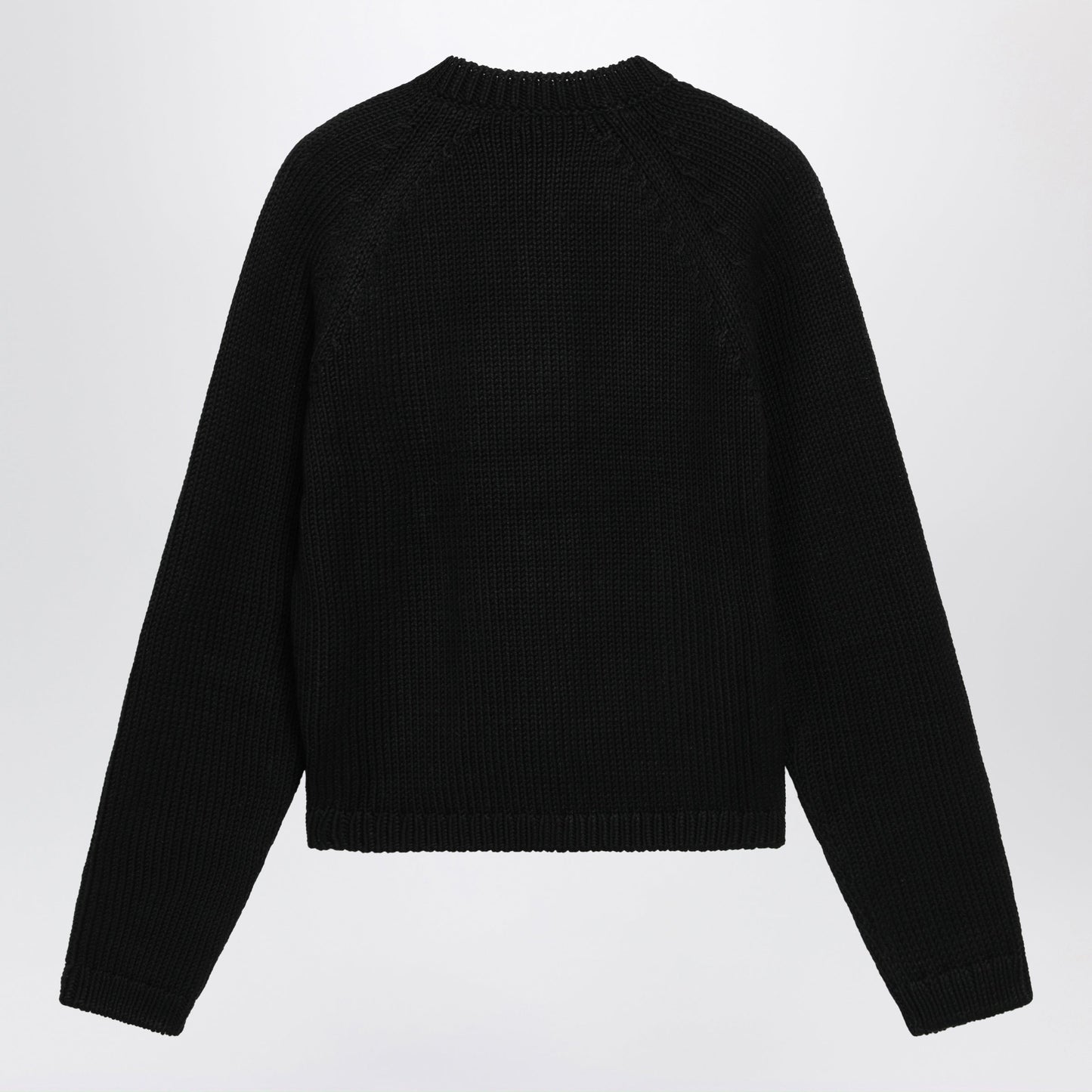 Toteme Black Organic Cotton Cardigan Women TOTEME