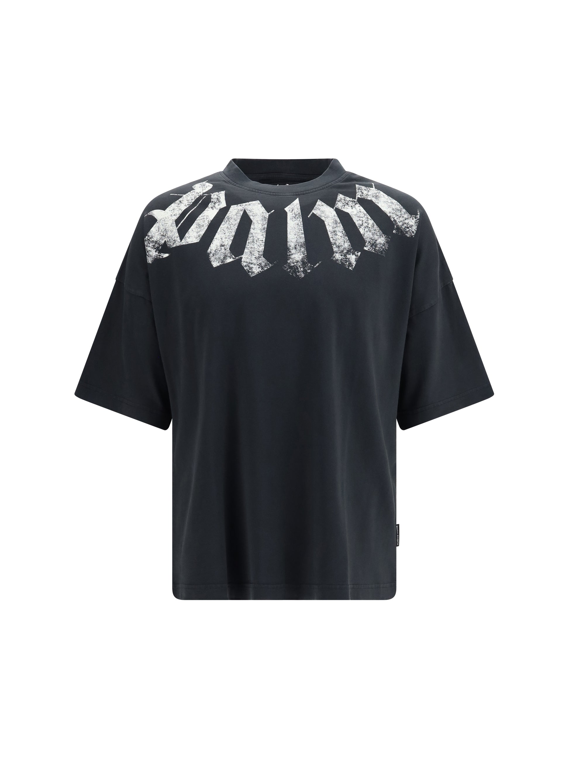 Palm Angels Men Big Neck Logo T-Shirt PALM ANGELS