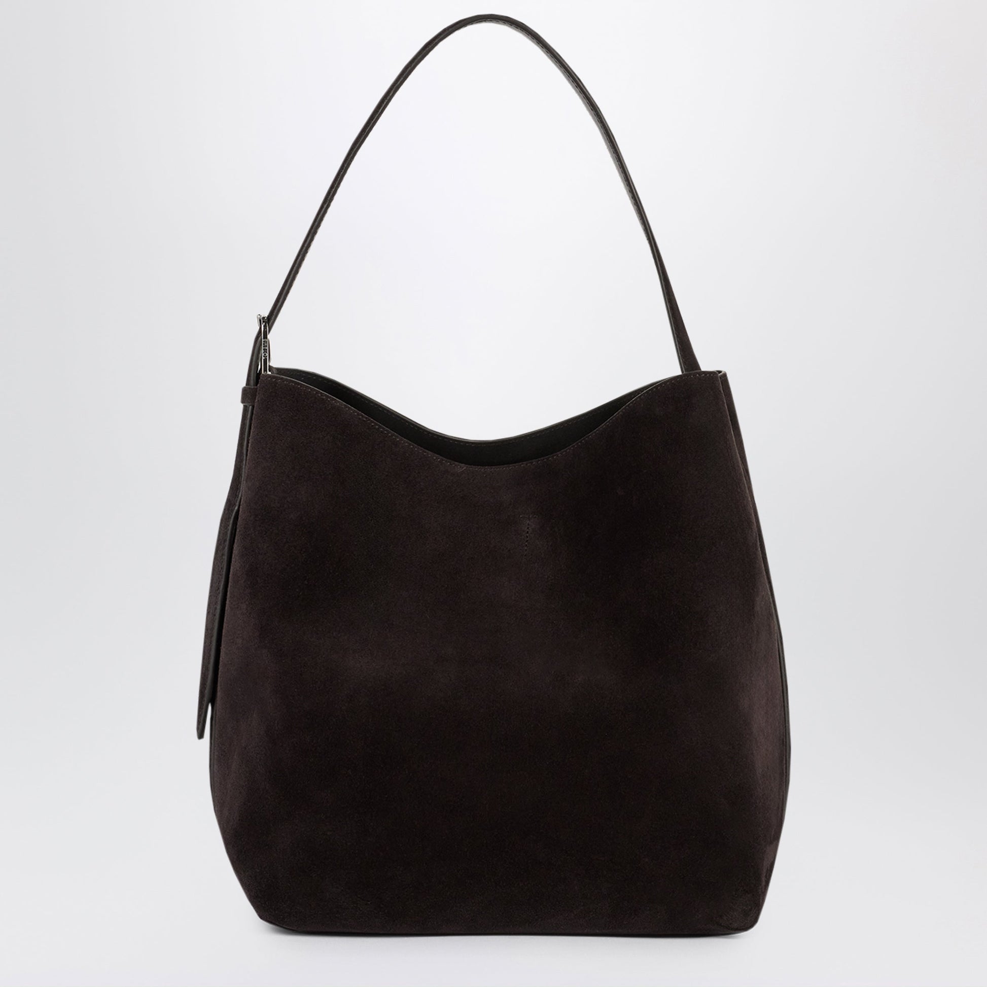 Toteme Espresso Medium Suede Tote Bag Women TOTEME
