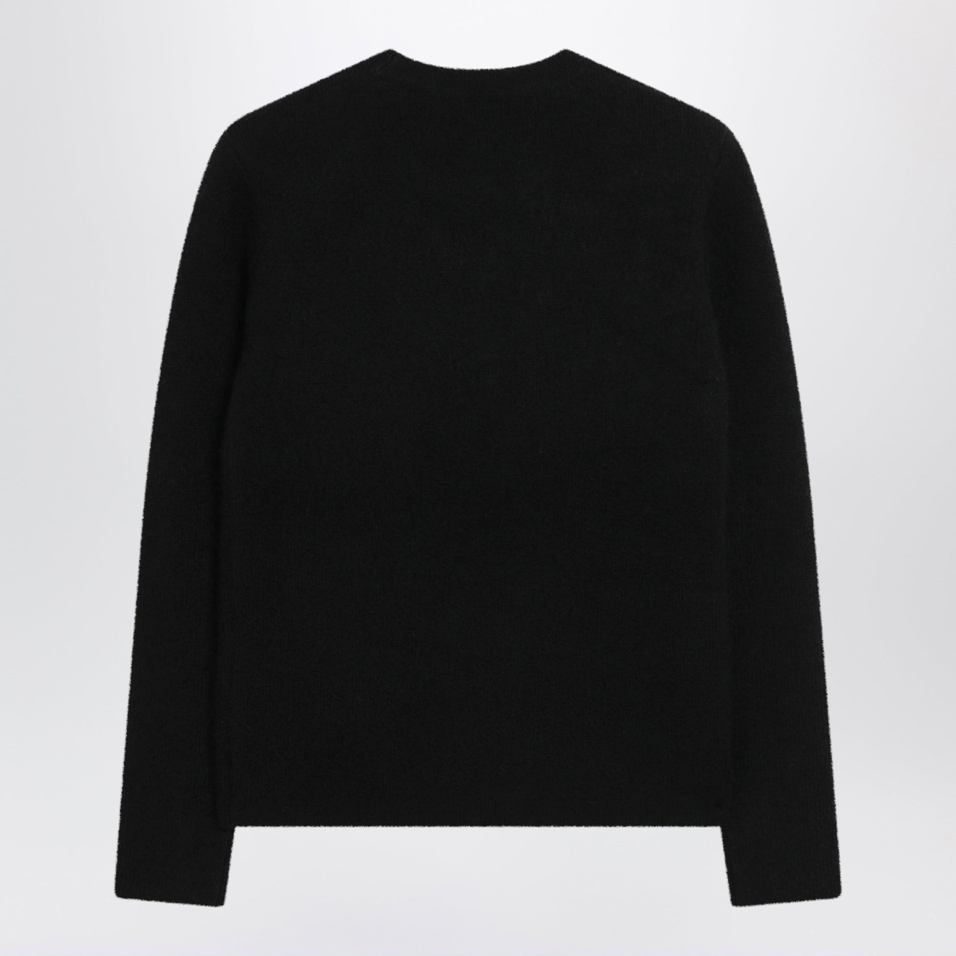 Toteme Black Crew-Neck Sweater In Silk And Cashmere Blend Women TOTEME