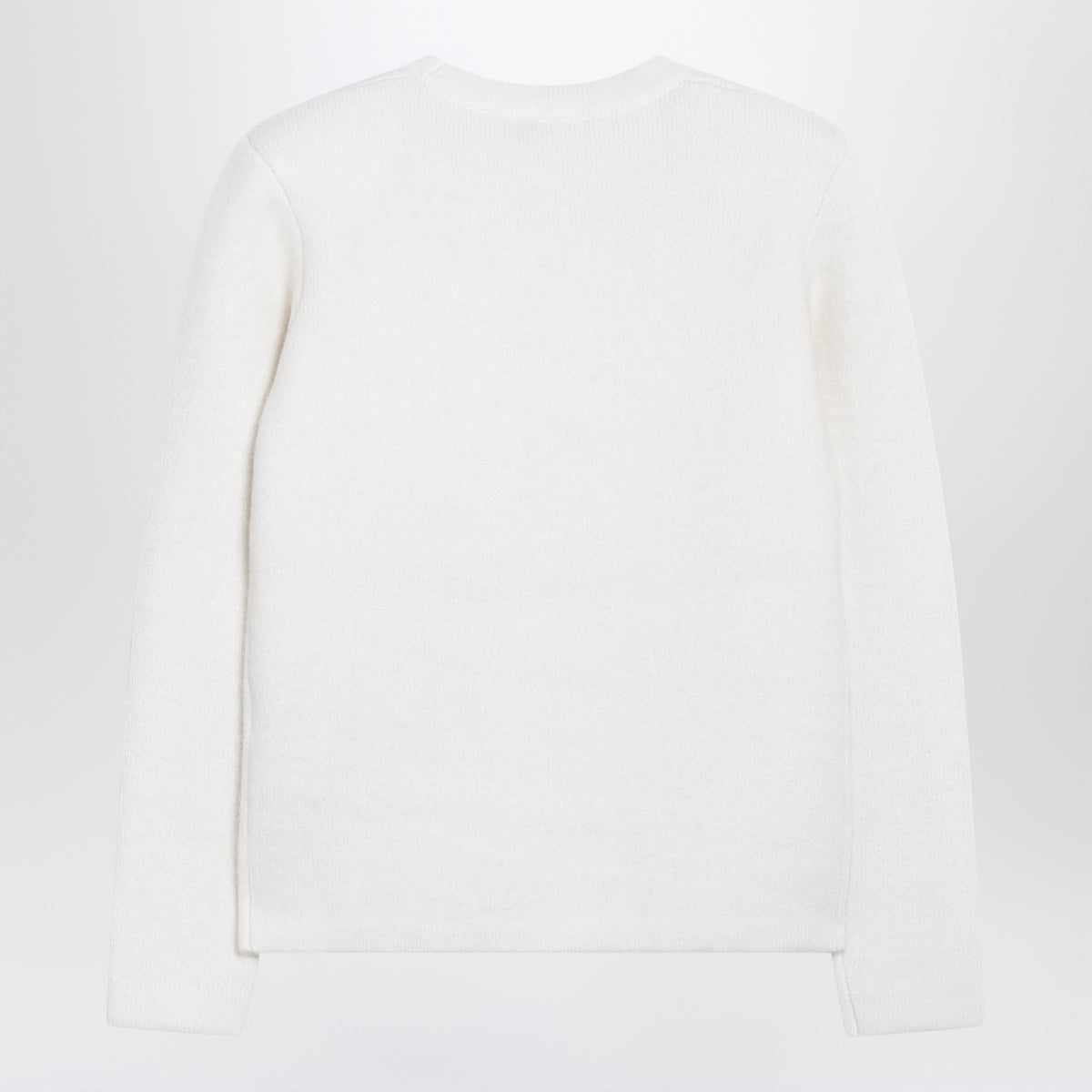 Toteme Ecru Crew-Neck Sweater In Silk And Cashmere Blend Women TOTEME