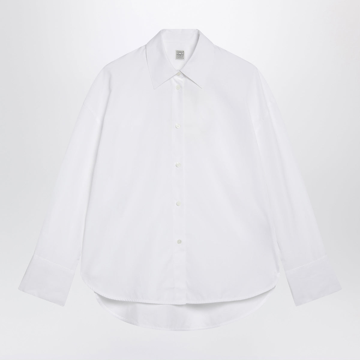Toteme White Organic Cotton Shirt Women TOTEME