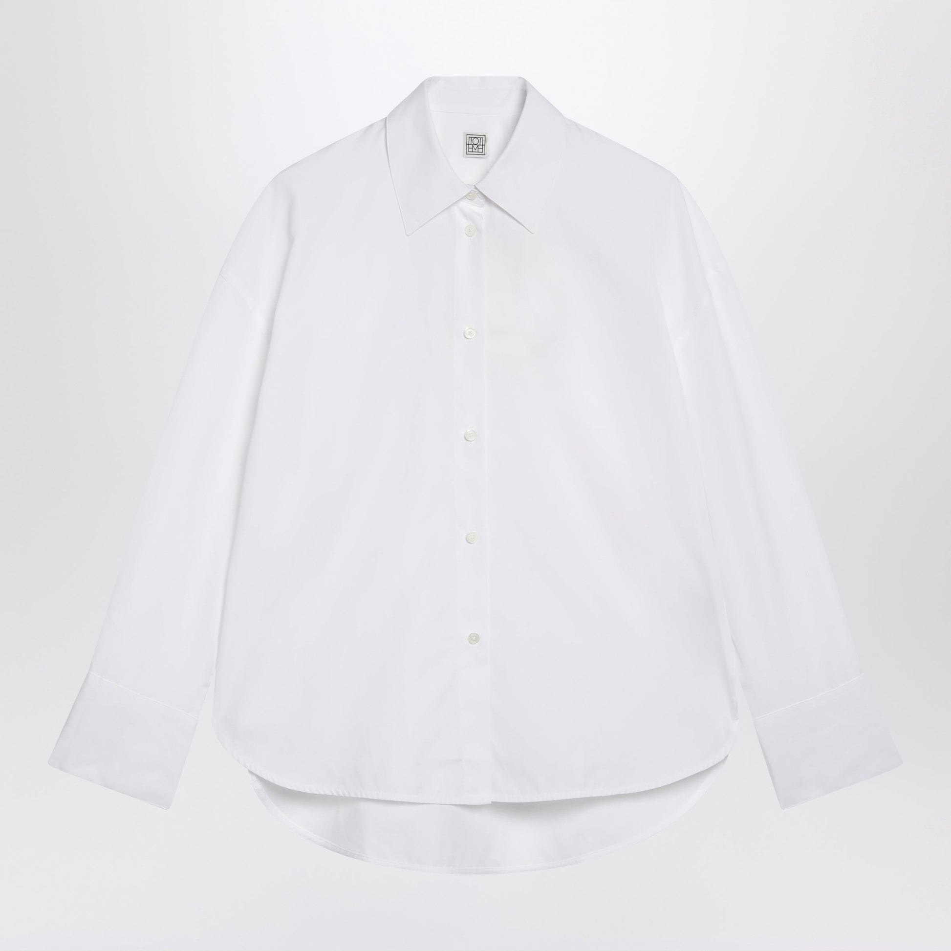 Toteme White Organic Cotton Shirt Women TOTEME