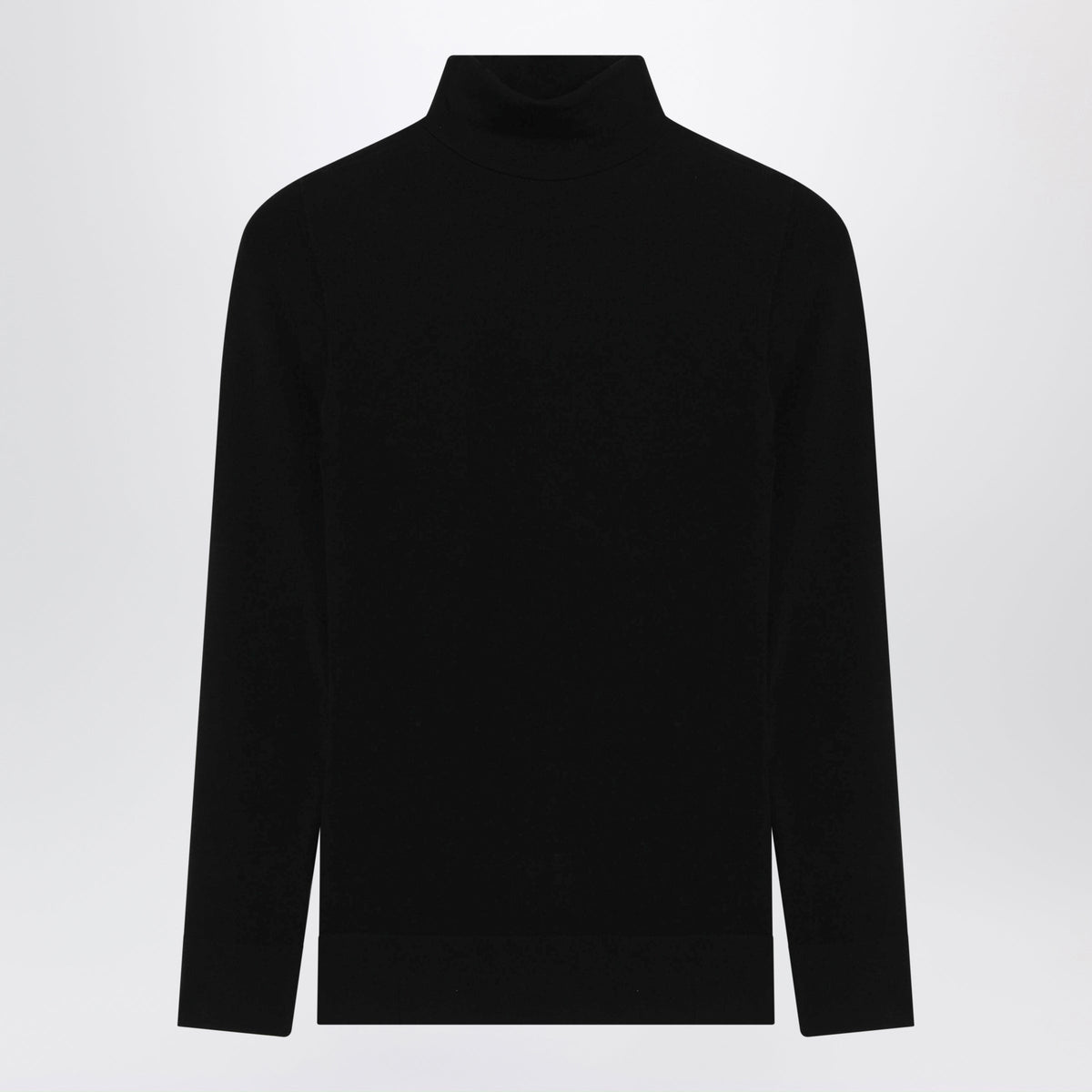 Toteme Black Turtleneck In Compact Jersey Women TOTEME