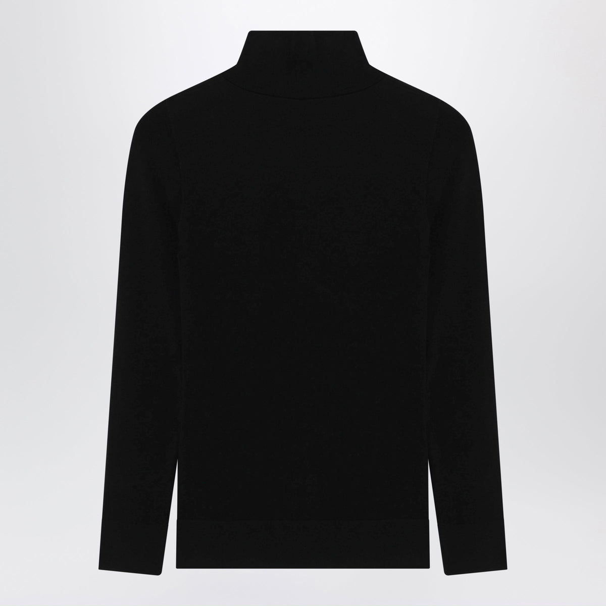 Toteme Black Turtleneck In Compact Jersey Women TOTEME