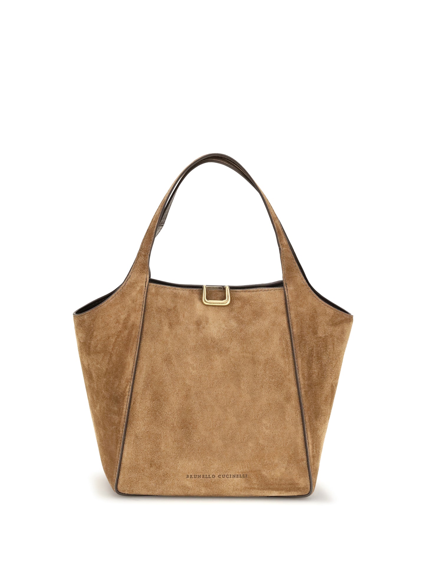 Brunello Cucinelli Women Small Sartorial Suede Bucket Bag BRUNELLO CUCINELLI