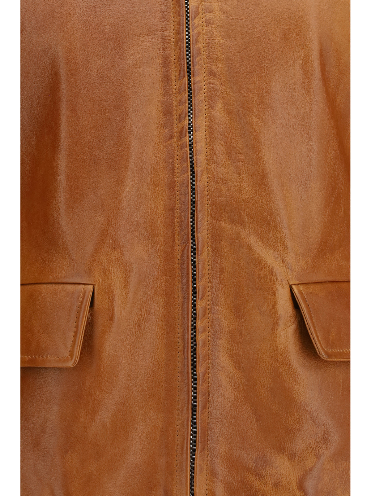 Marni Women Glossy Leather Jacket With Back Martingale MARNI