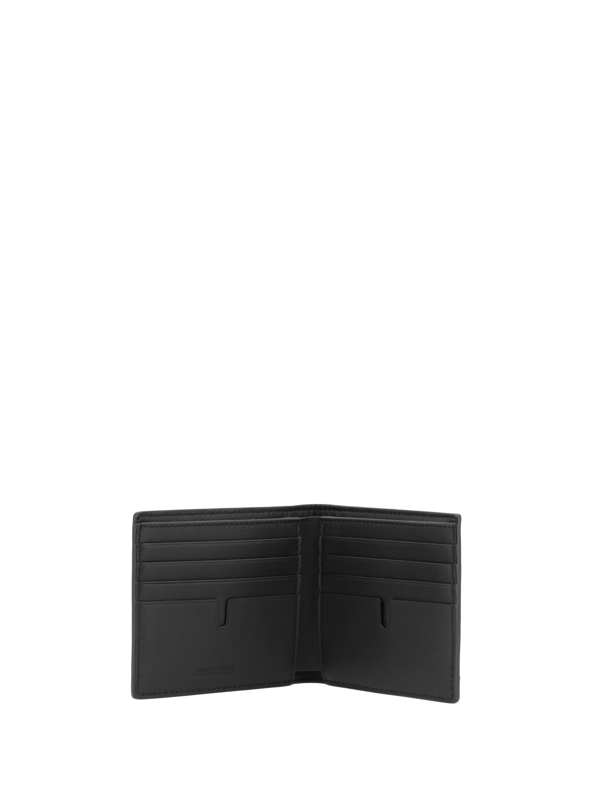 Burberry Men Leather Check Wallet BURBERRY