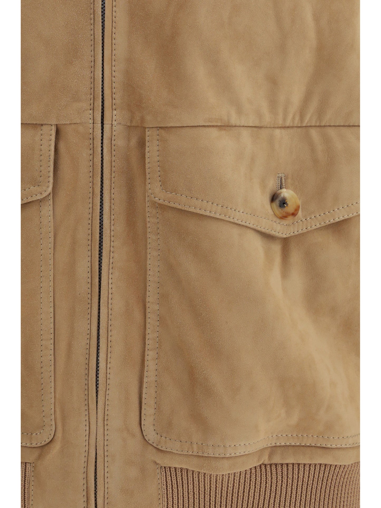 Brunello Cucinelli Men Suede Vest BRUNELLO CUCINELLI