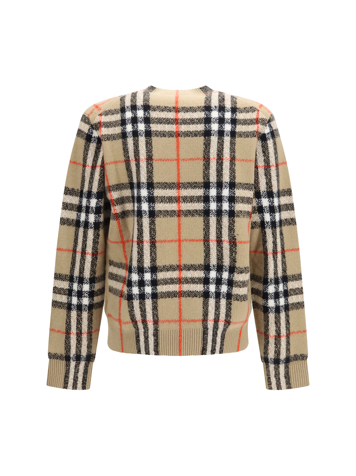 Burberry Men Check Cashmere Sweater BURBERRY
