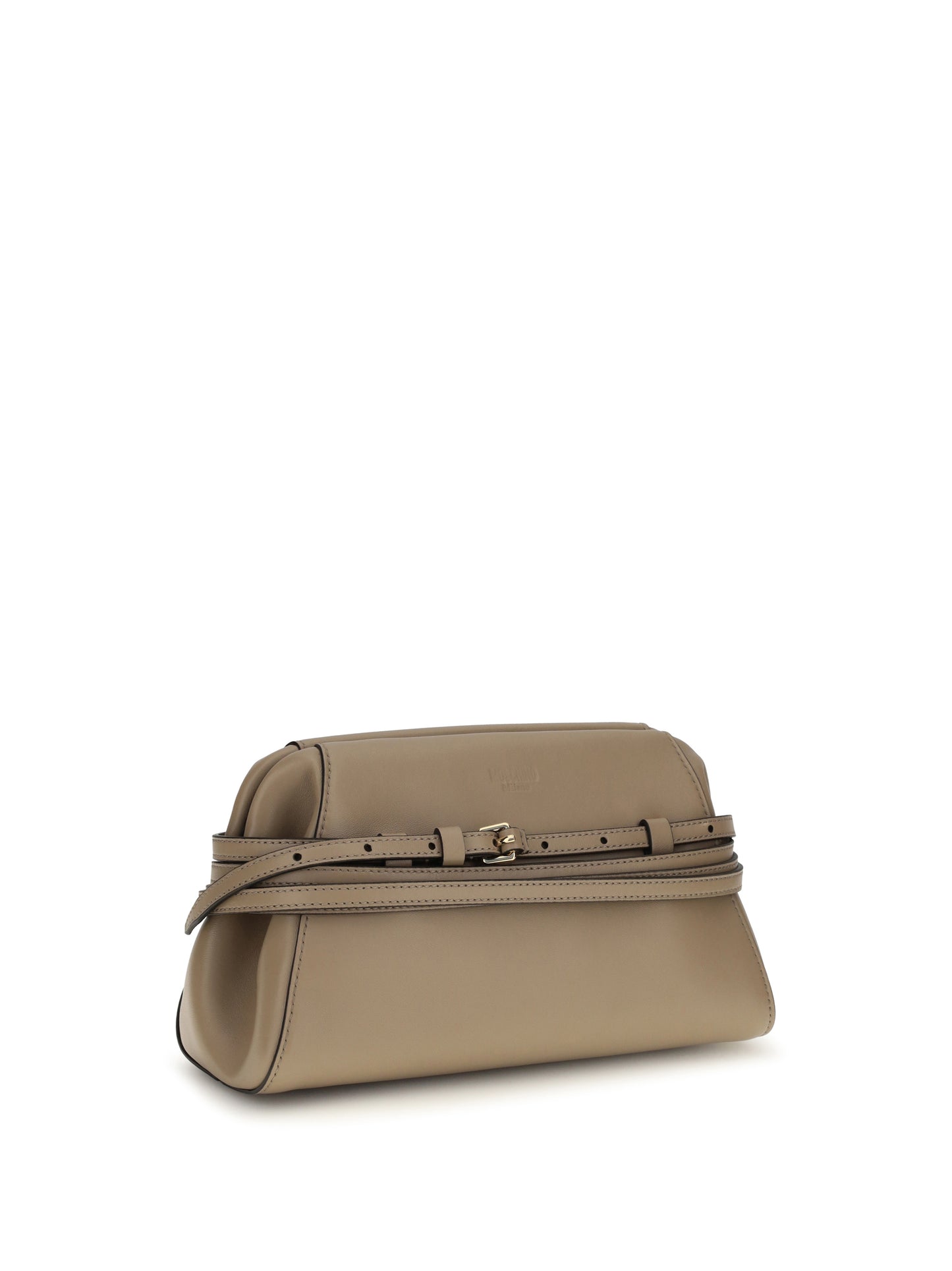 Moschino Women Belt-Detail Clutch MOSCHINO