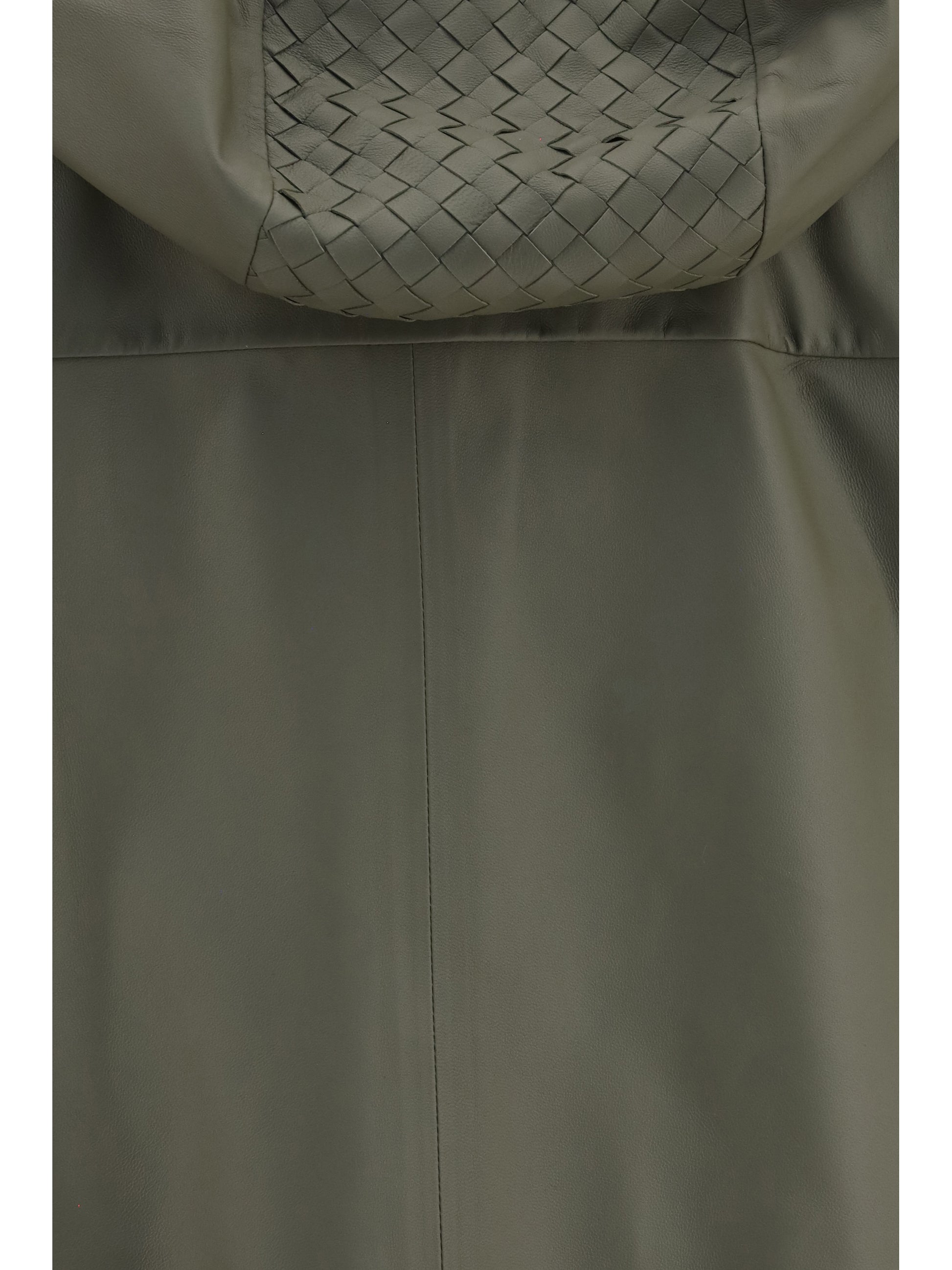 Bottega Veneta Women Lightweight Nappa Leather Jacket With Intrecciato Hood BOTTEGA VENETA