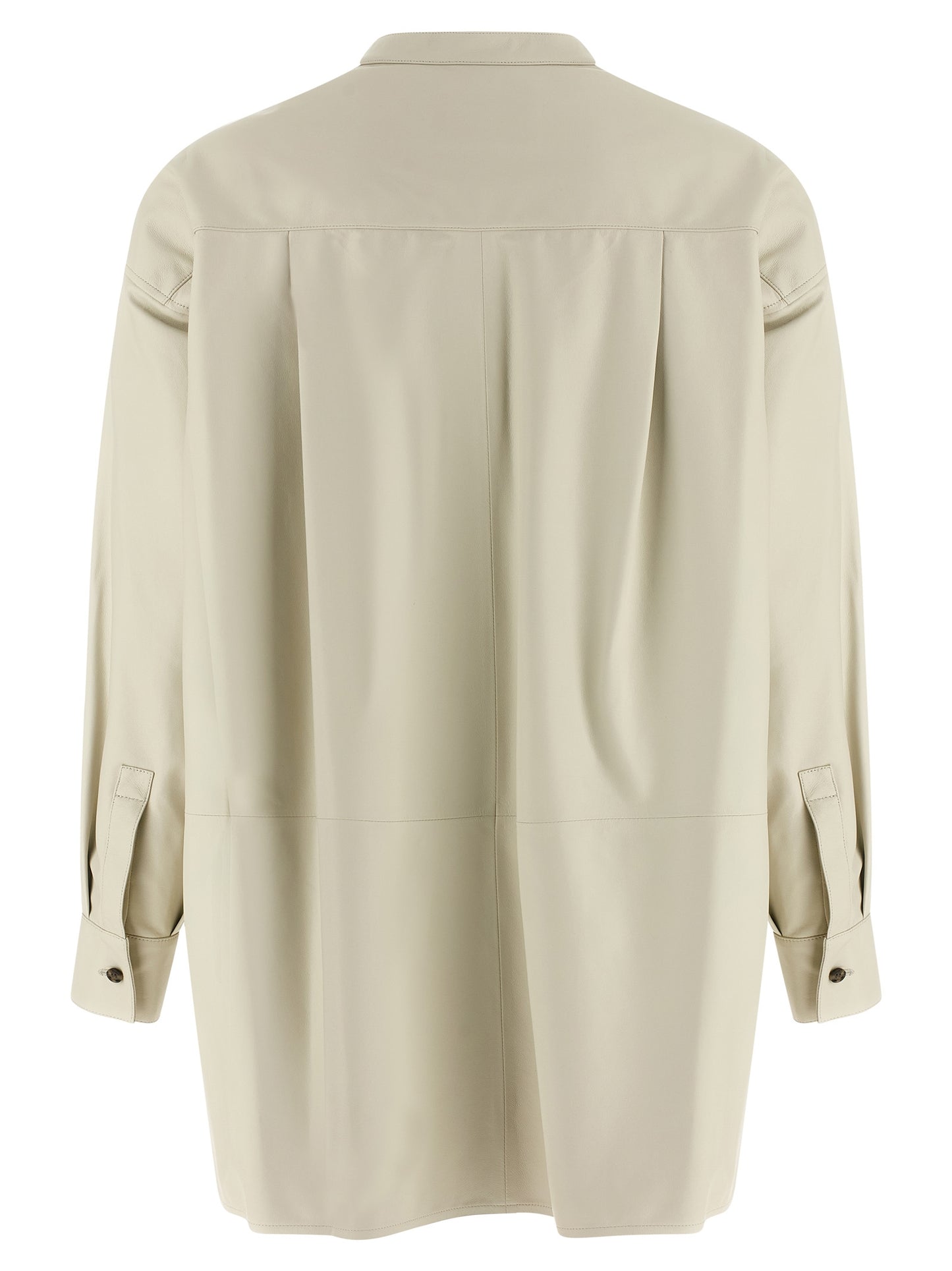 Yves Salomon Women Leather Shirt YVES SALOMON