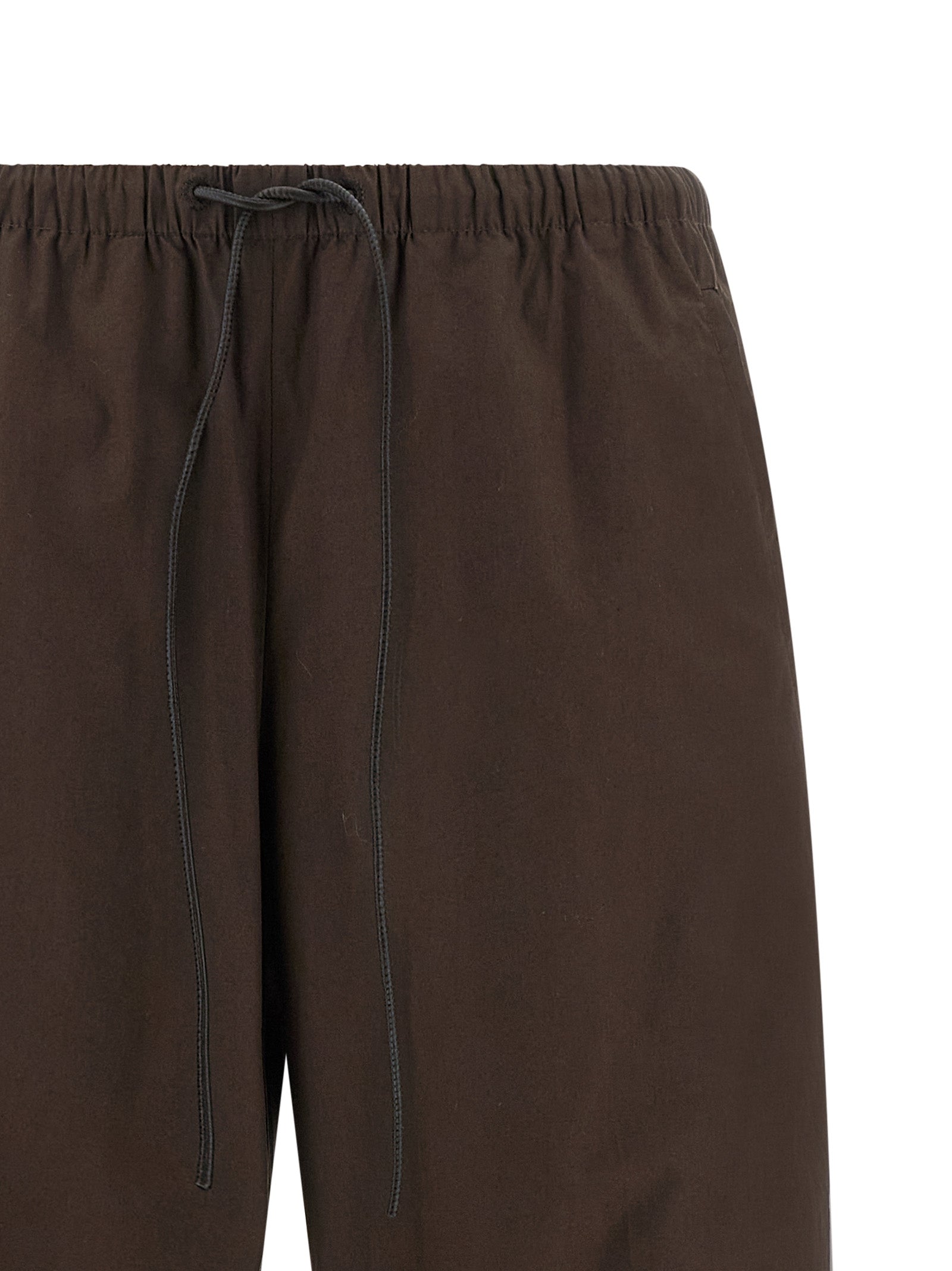 Yves Salomon Women Leather Insert Pants YVES SALOMON