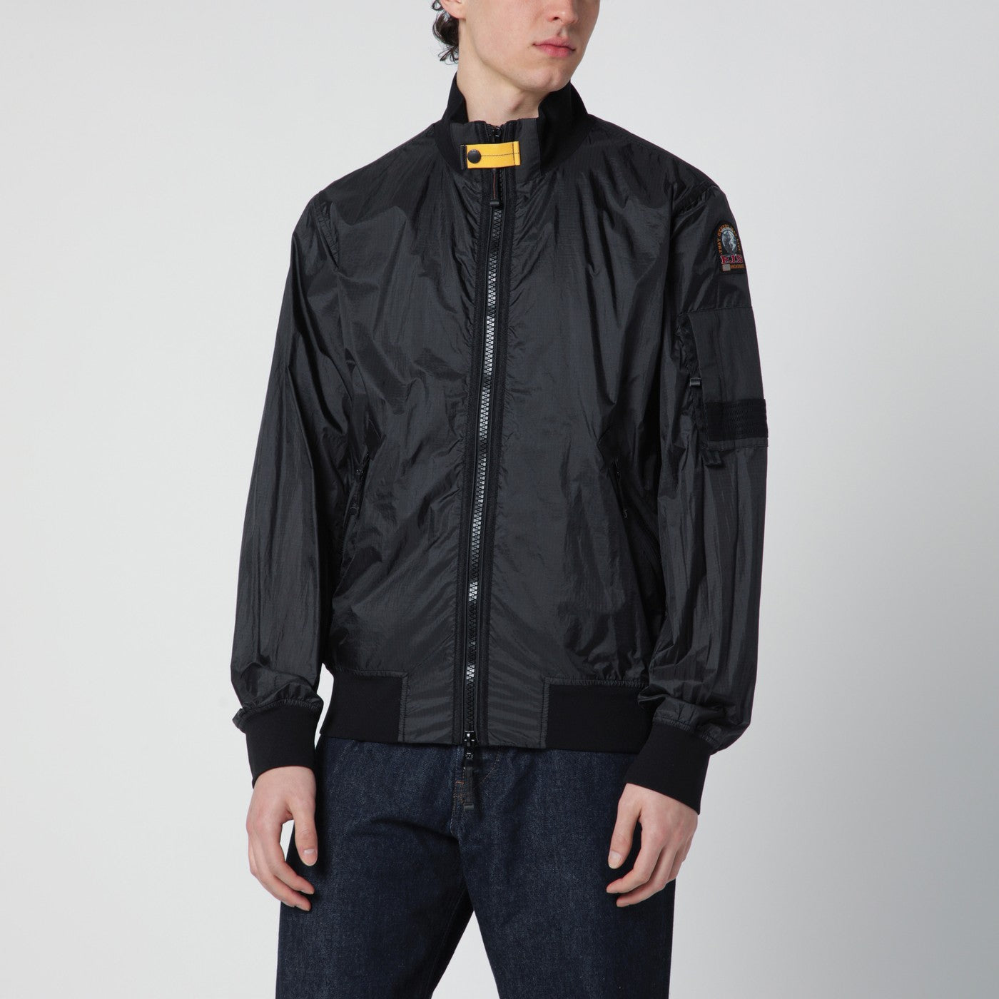 Parajumpers Black Crofton Zip-Up Jacket Men PARAJUMPERS