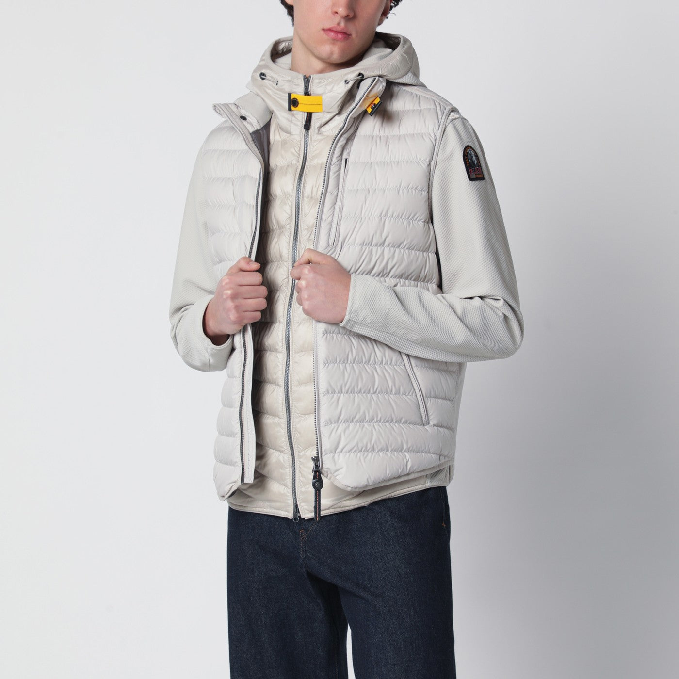 Parajumpers Pelican-Colored Quilted Vest Men PARAJUMPERS