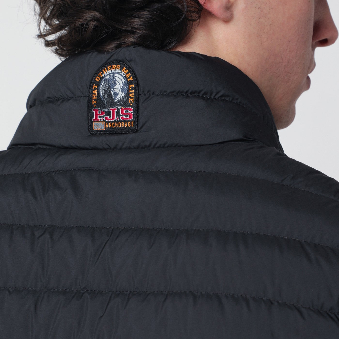 Parajumpers Black Quilted Vest Men PARAJUMPERS
