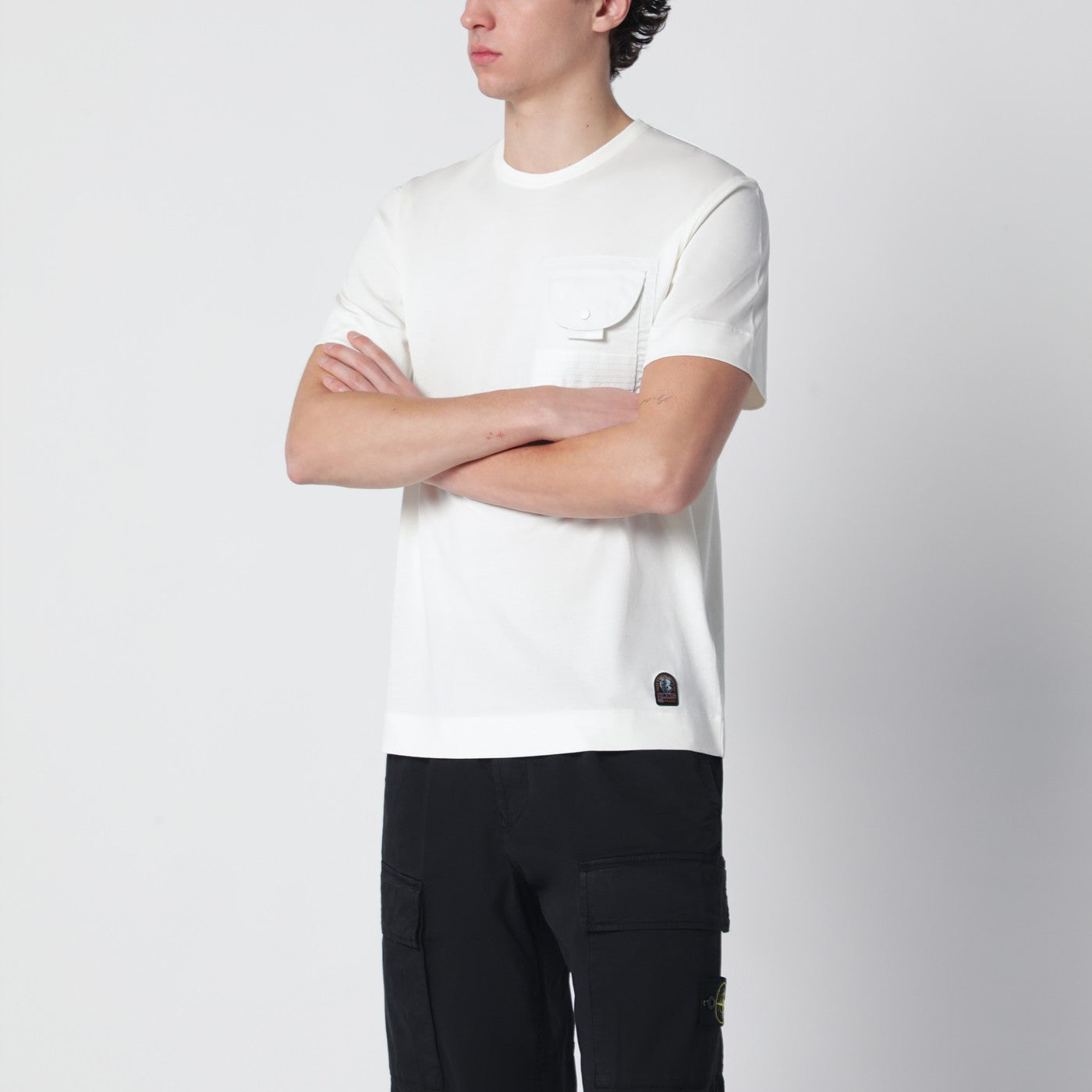 Parajumpers White Malham T-Shirt Men PARAJUMPERS