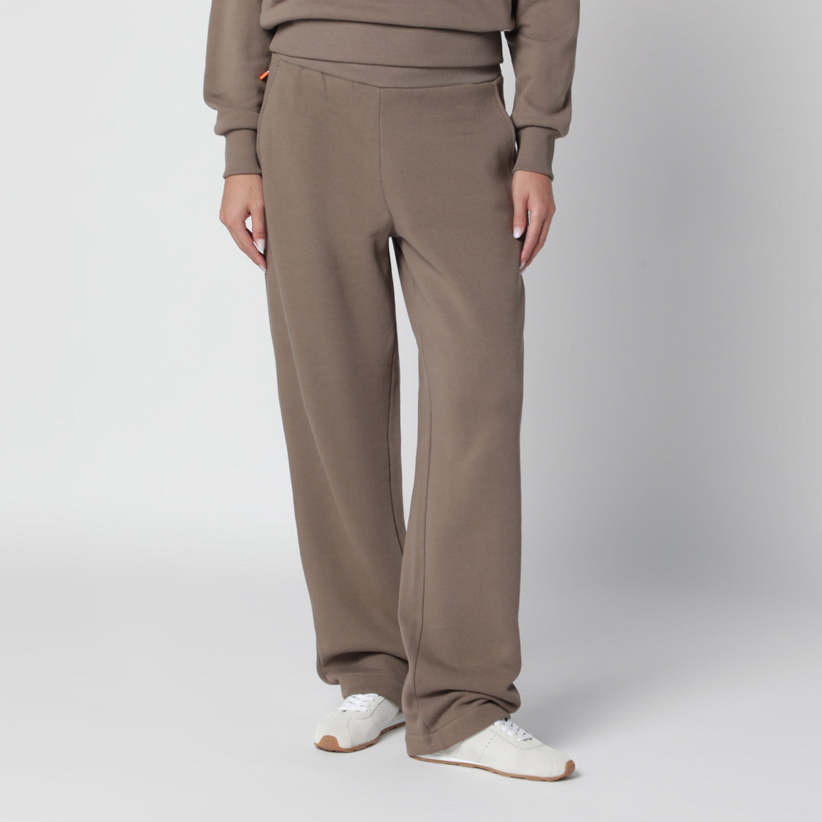 Parajumpers Slate Mud Cotton Jogging Trousers Women PARAJUMPERS
