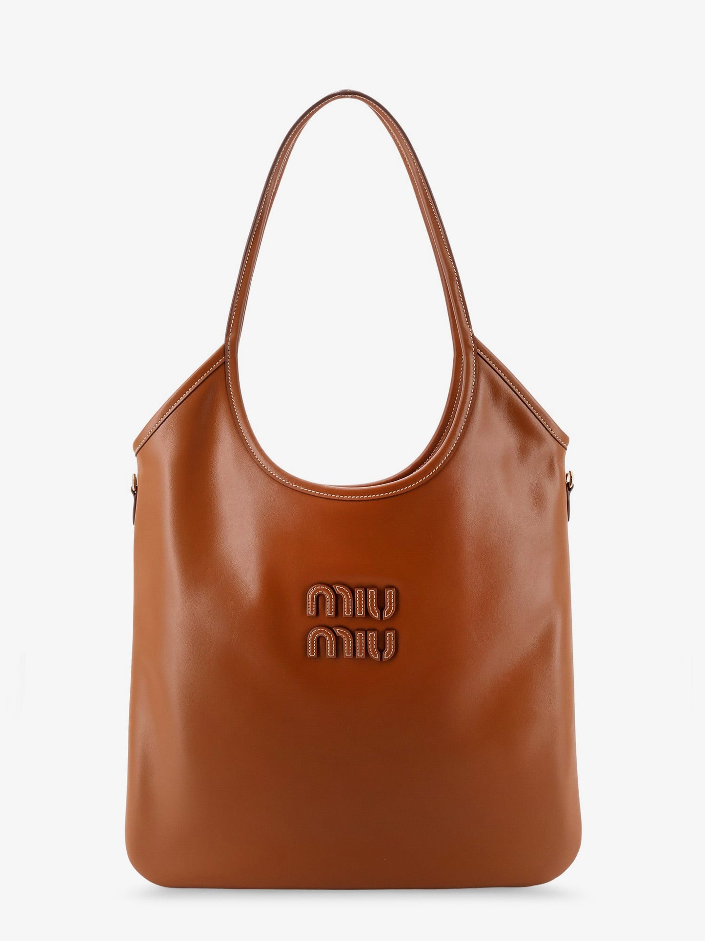 Miu Miu Women Ivy Leather Shoulder Bag MIU MIU