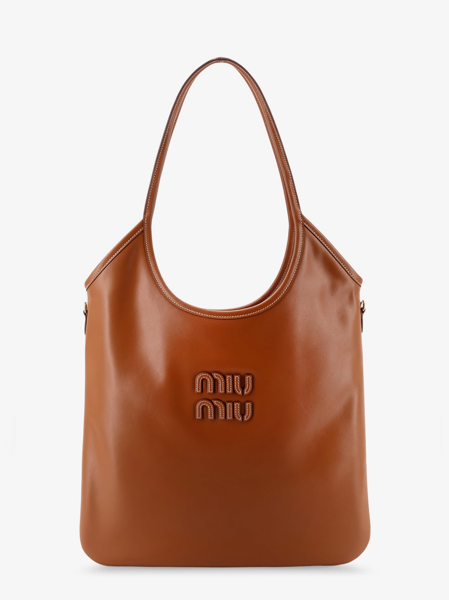 Miu Miu Women Ivy Leather Shoulder Bag MIU MIU