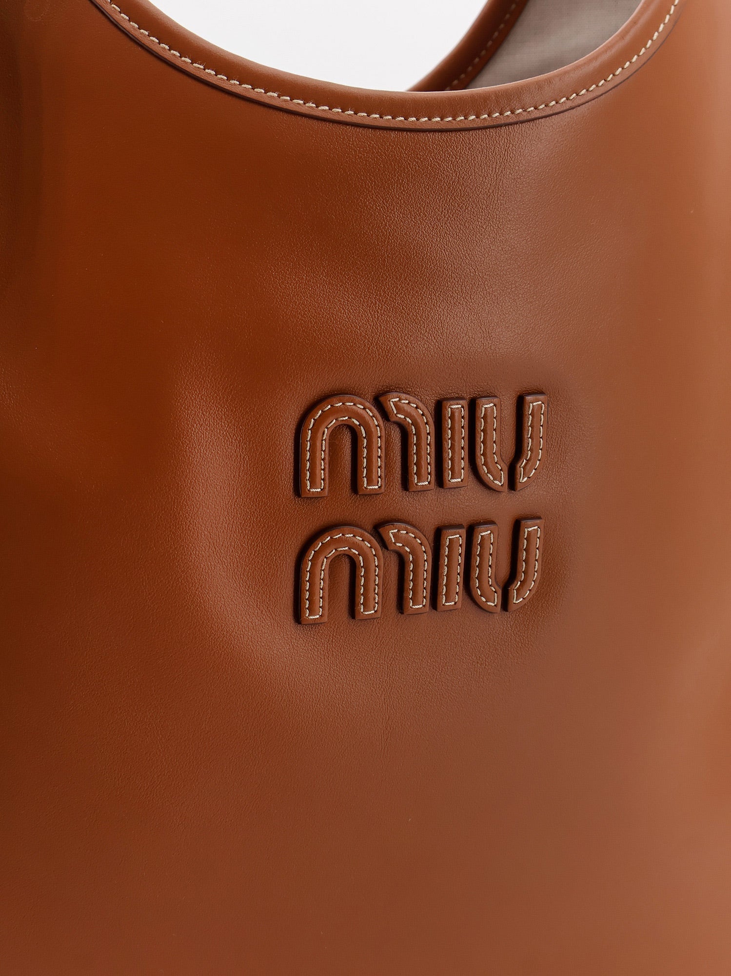 Miu Miu Women Ivy Leather Shoulder Bag MIU MIU
