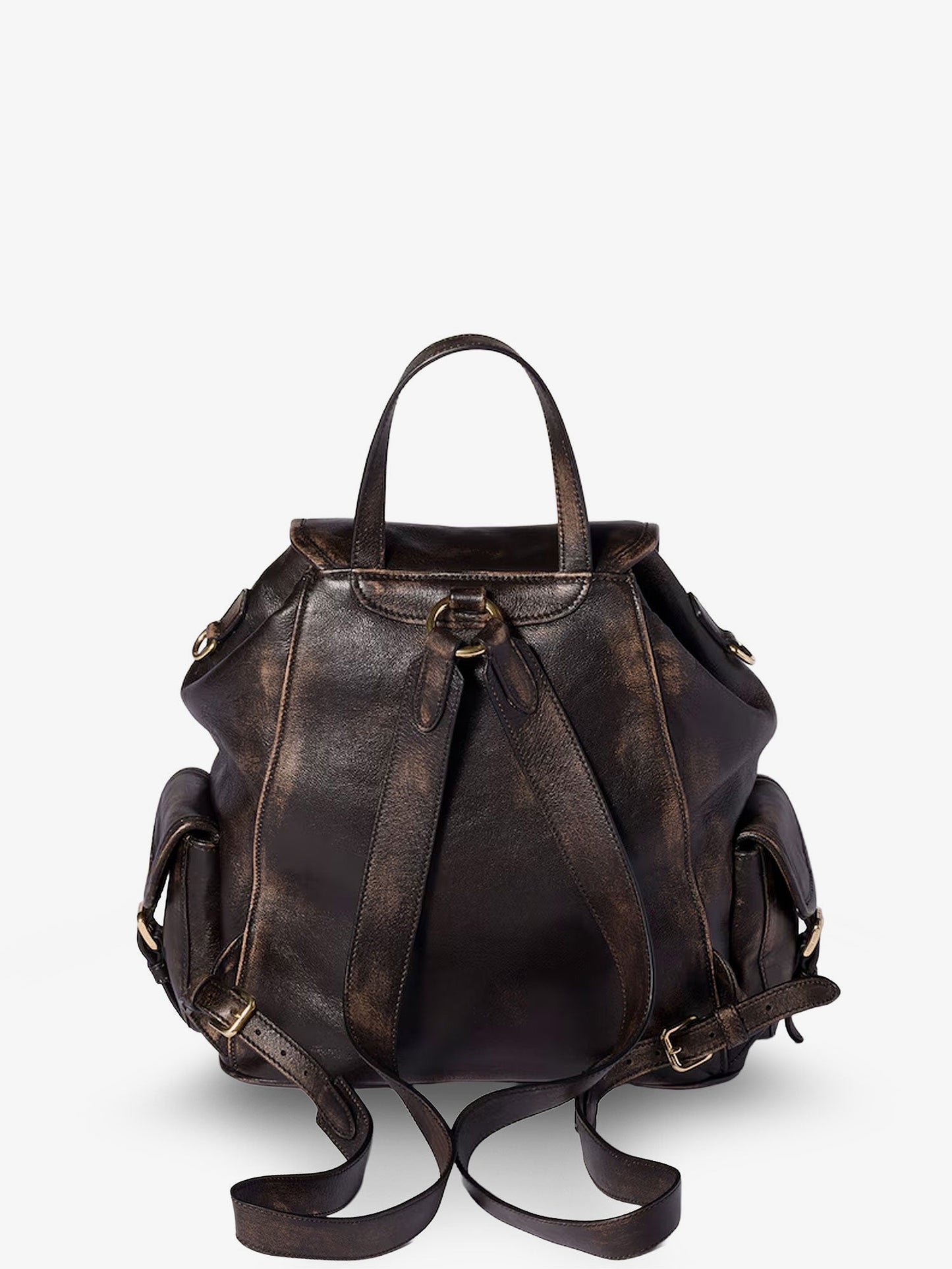 Miu Miu Women Leather Backpack With A Vintage Effect MIU MIU
