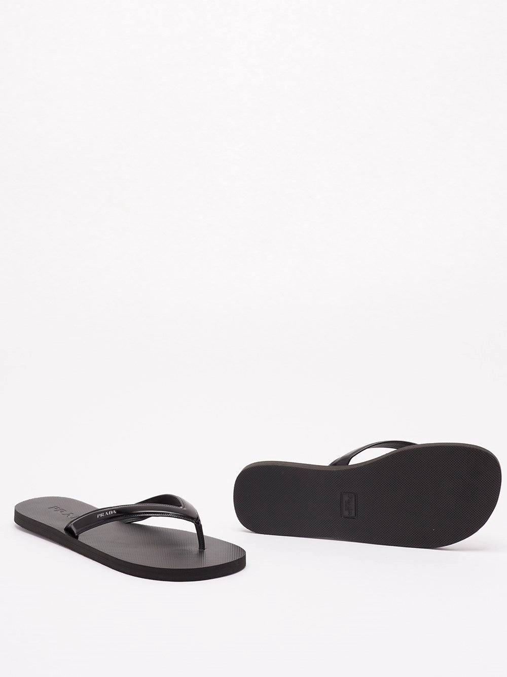 Prada Men Brushed Leather Sandals PRADA