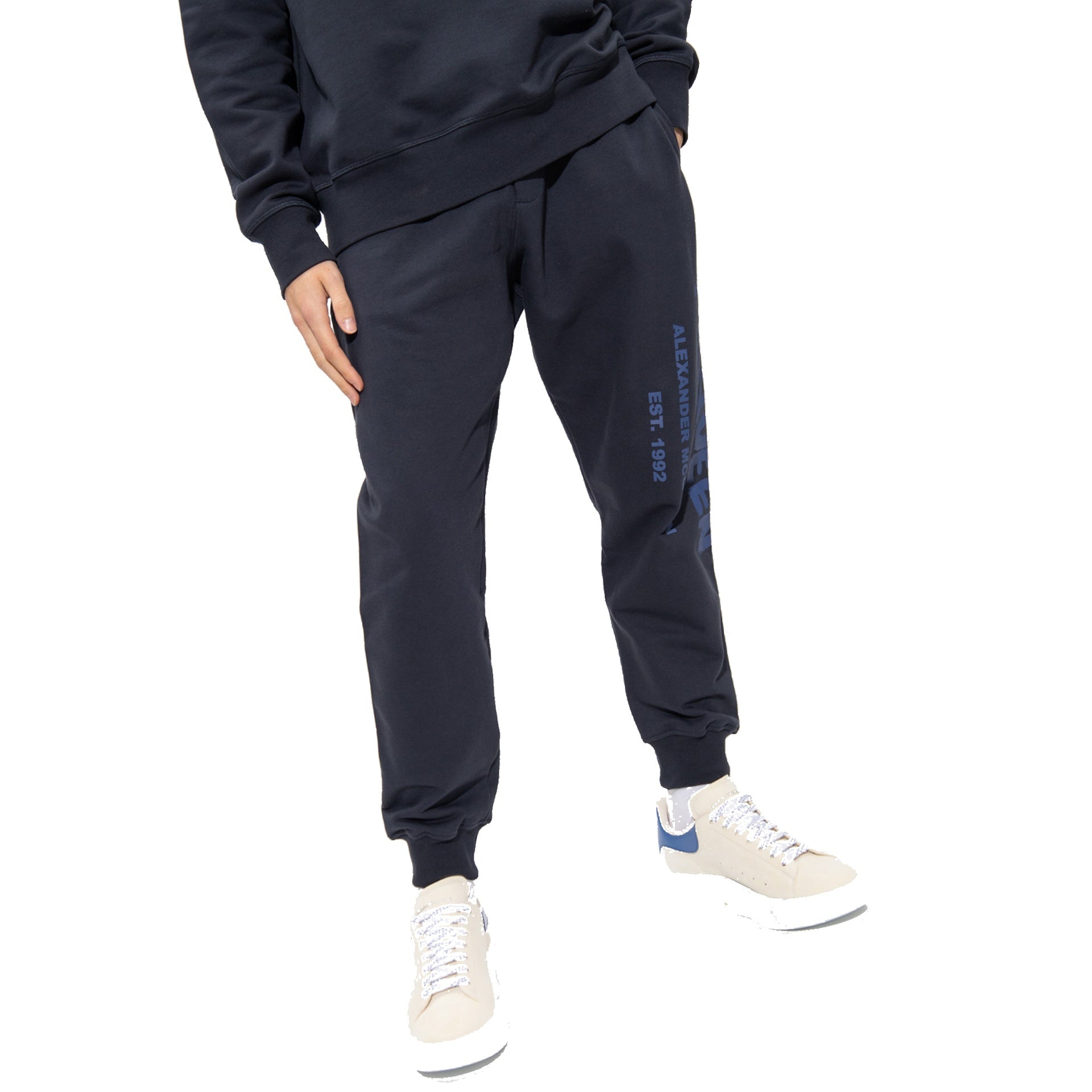Alexander Mcqueen Cotton Logo Sweatpants Men ALEXANDER MCQUEEN