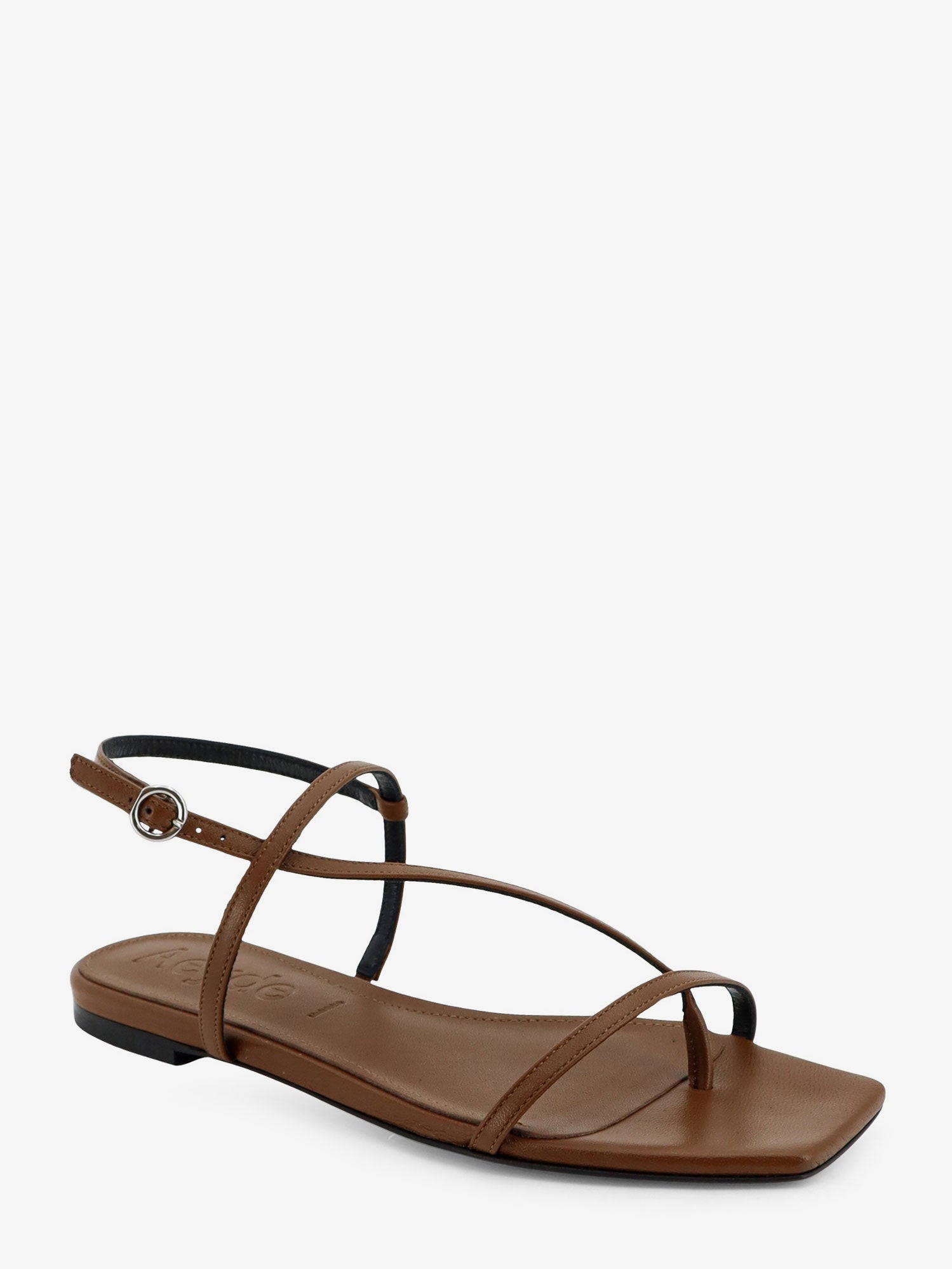 Aeyde Women Ella Flat Leather Sandals AEYDE