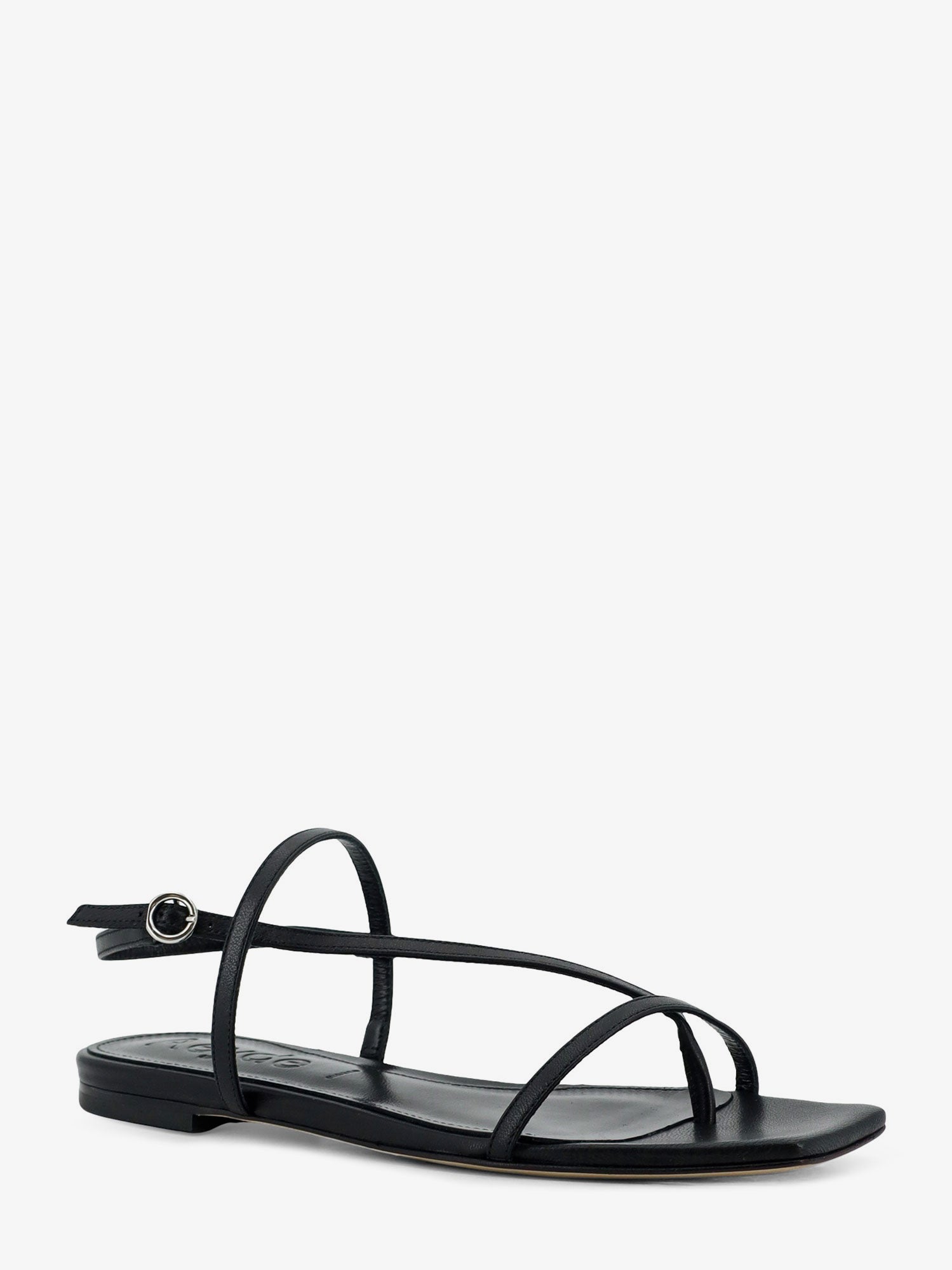 Aeyde Women Ella Flat Leather Sandals AEYDE