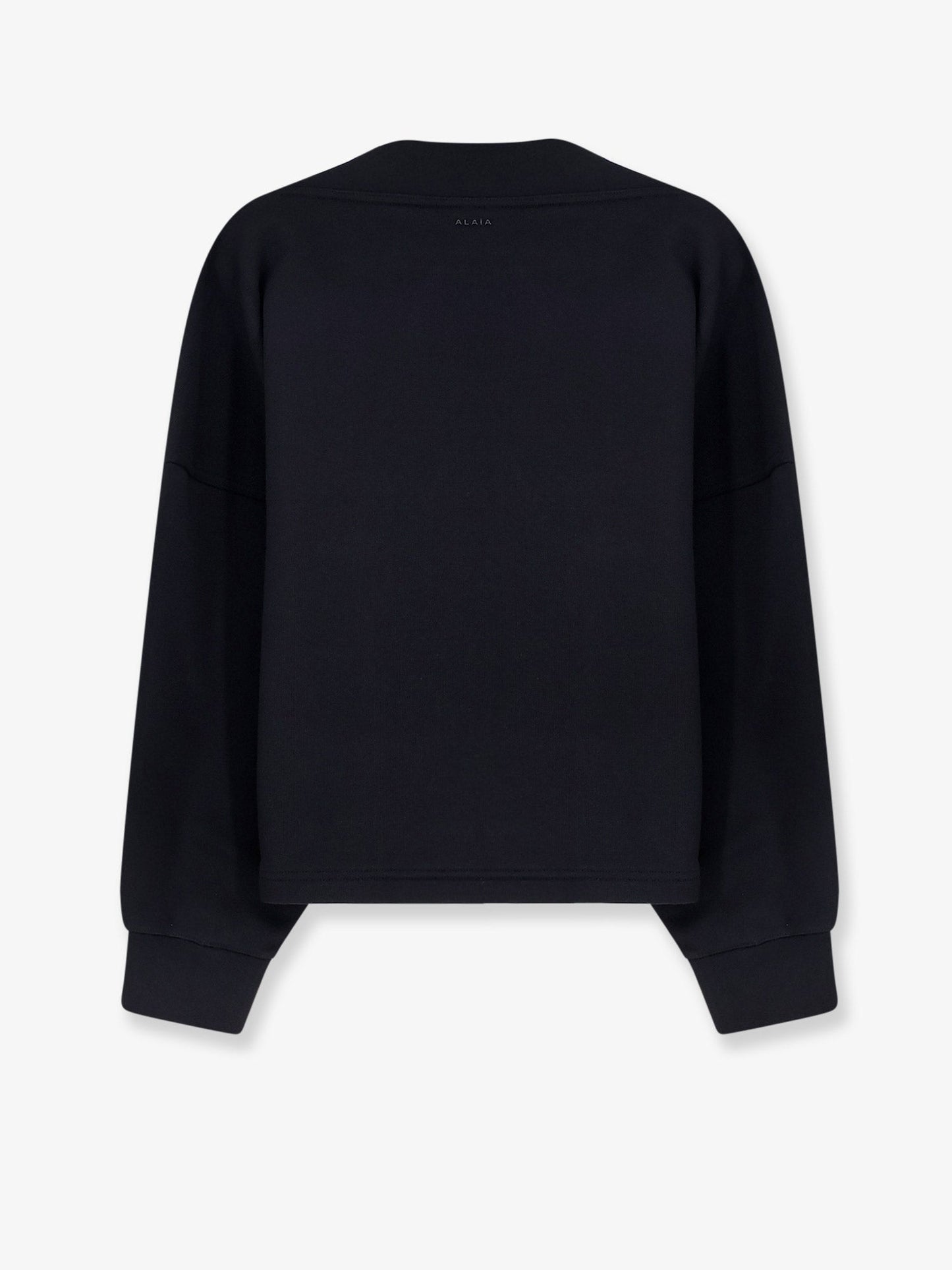 Alaia Women Boatneck Cotton Sweatshirt ALAIA