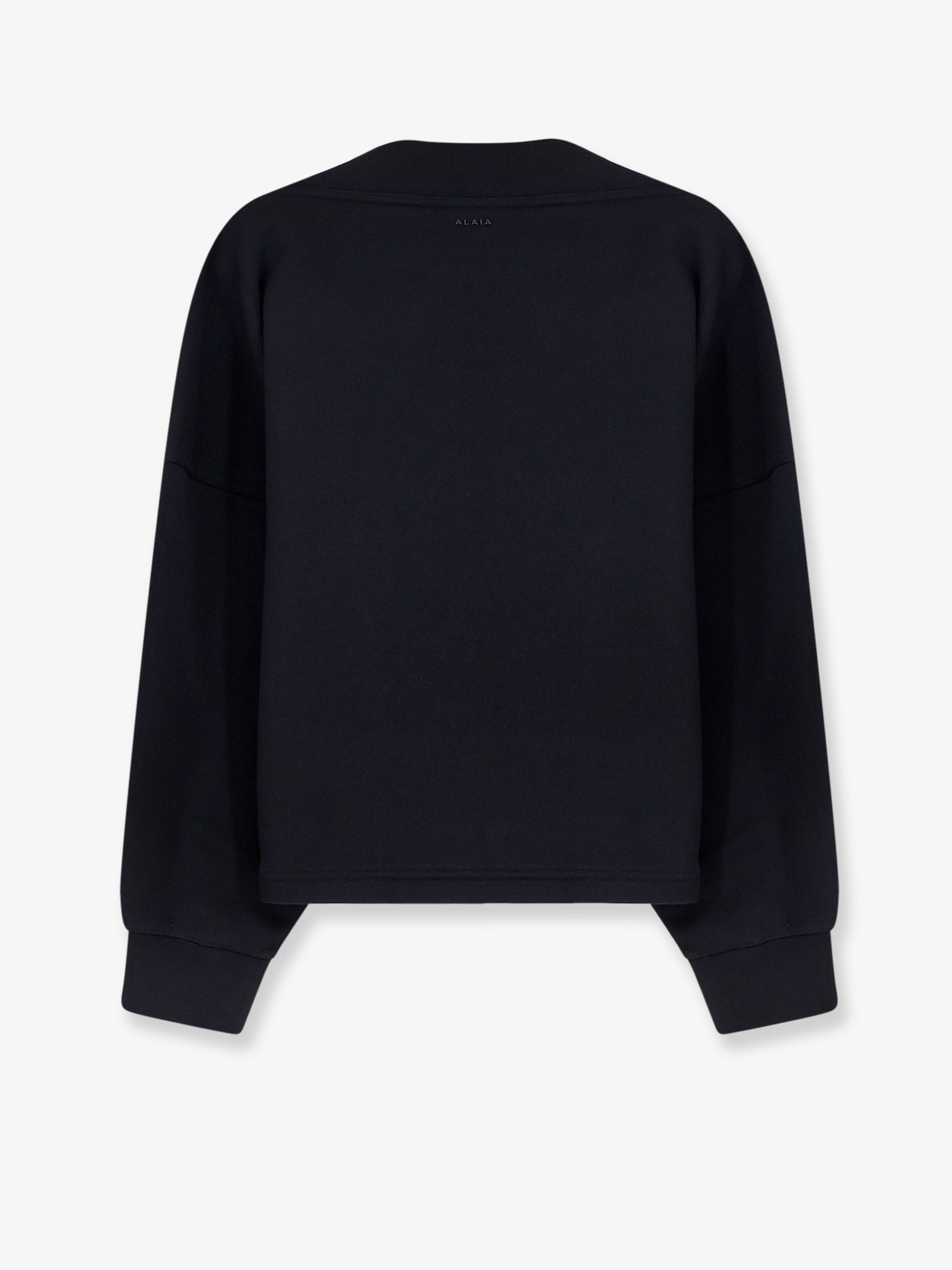 Alaia Women Boatneck Cotton Sweatshirt ALAIA