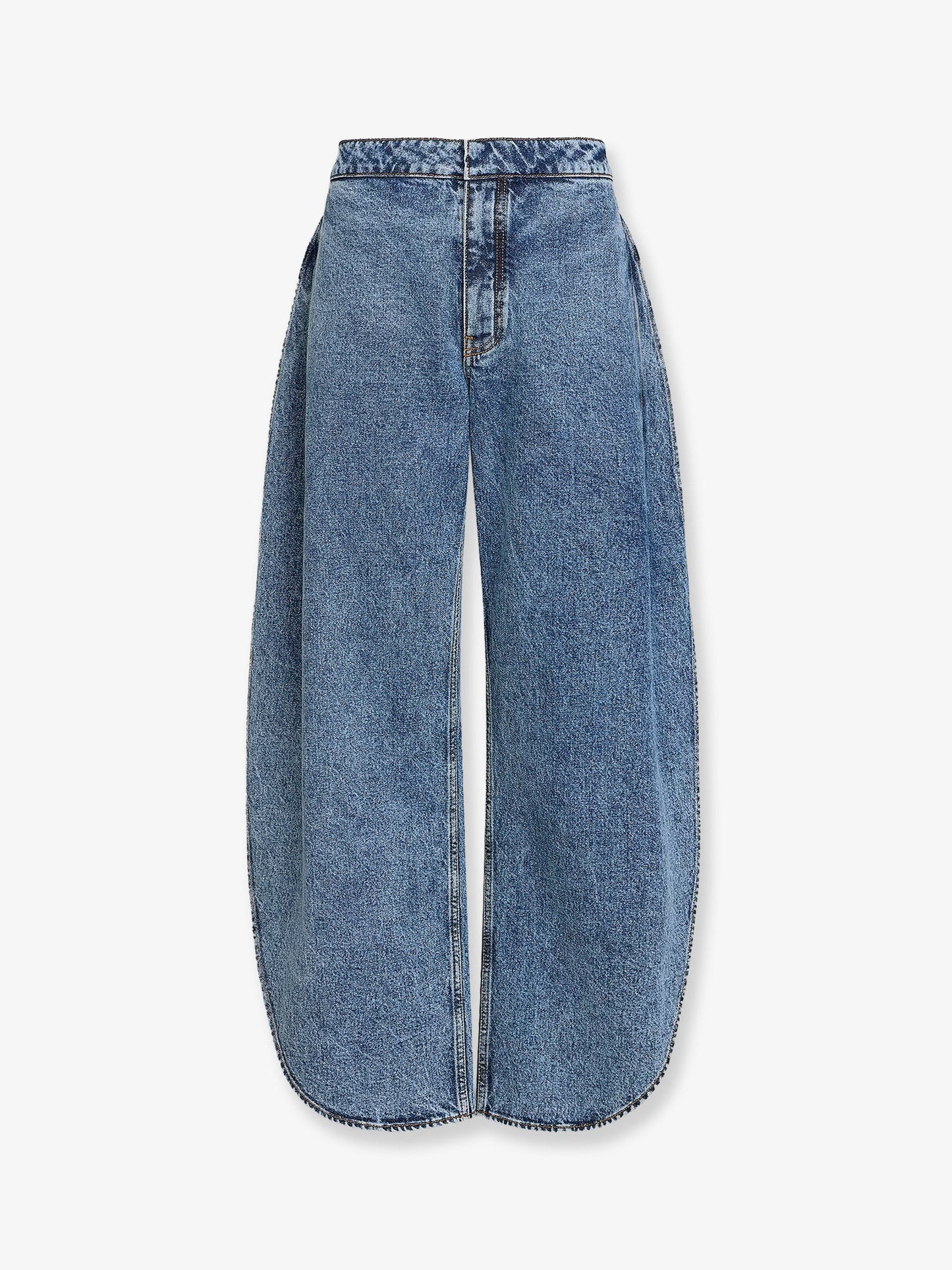 Alaia Women Blue Denim Jeans ALAIA