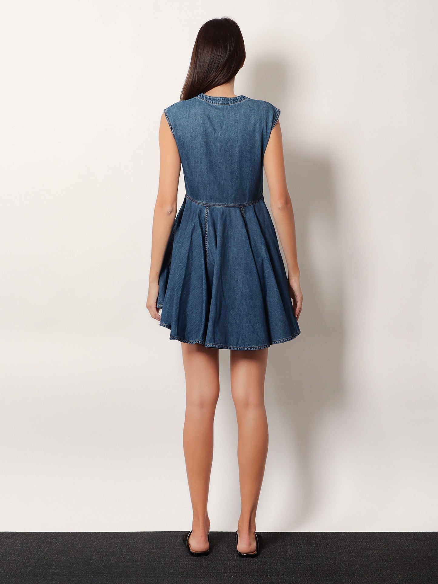 Alaia Women Wrap Denim Dress ALAIA