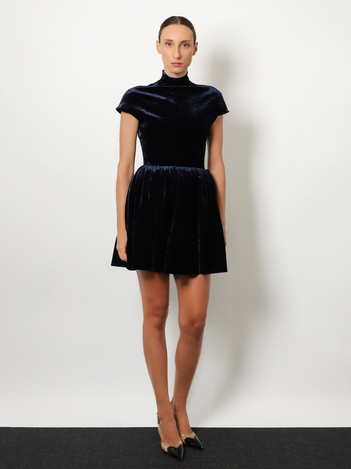 Alaia Women Short Velvet Dress ALAIA