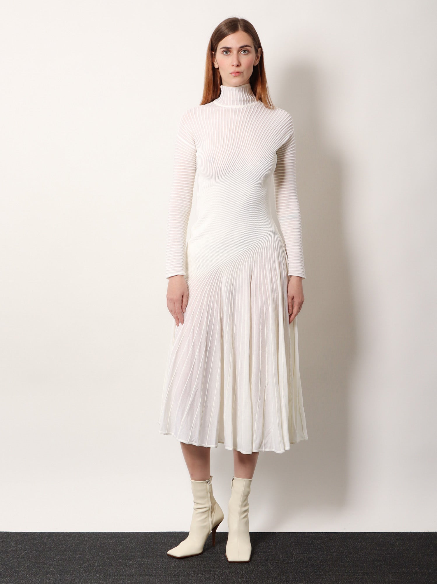 Alaia Women Long Wool Dress ALAIA