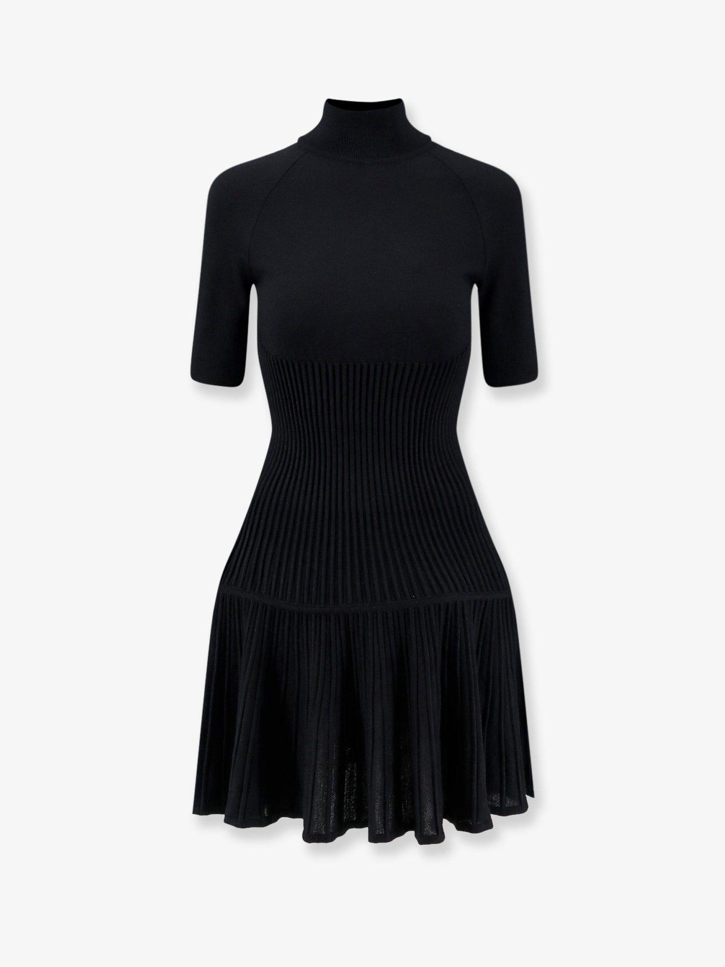 Alaia Women Crinoline Wool Blend Short Dress ALAIA