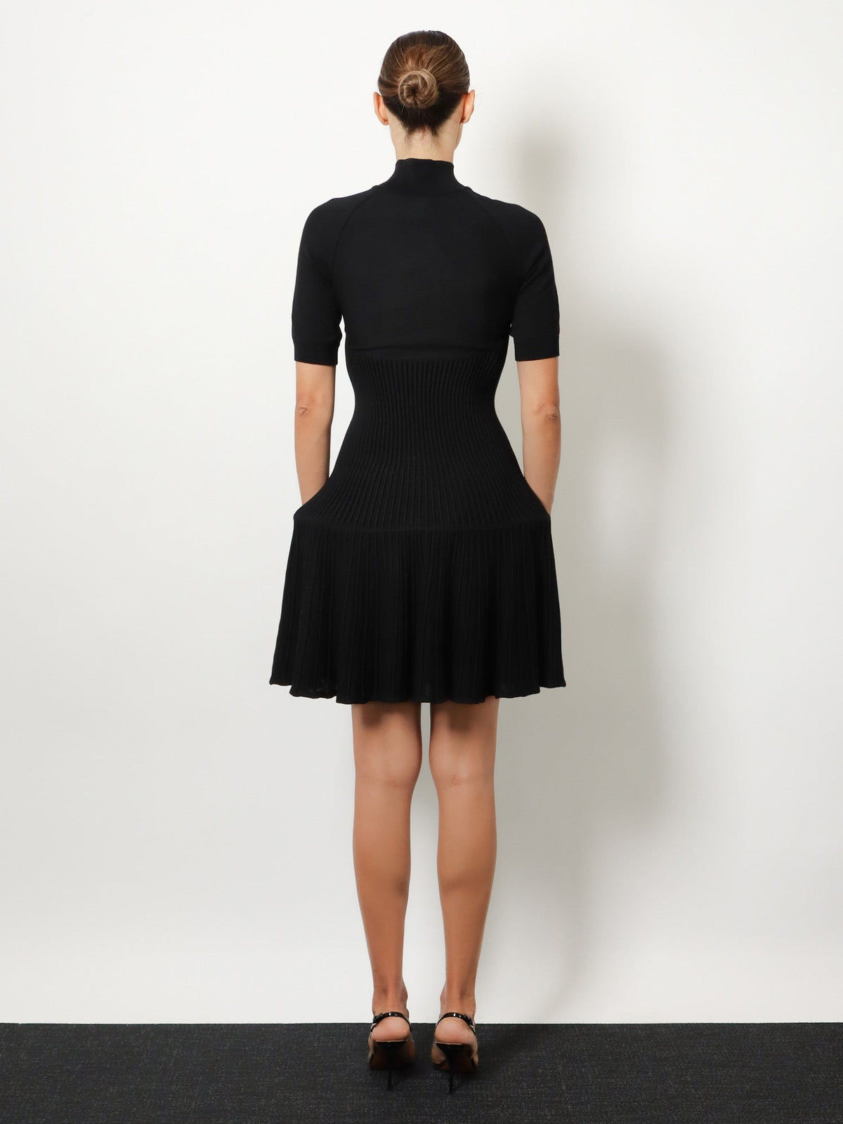 Alaia Women Crinoline Wool Blend Short Dress ALAIA