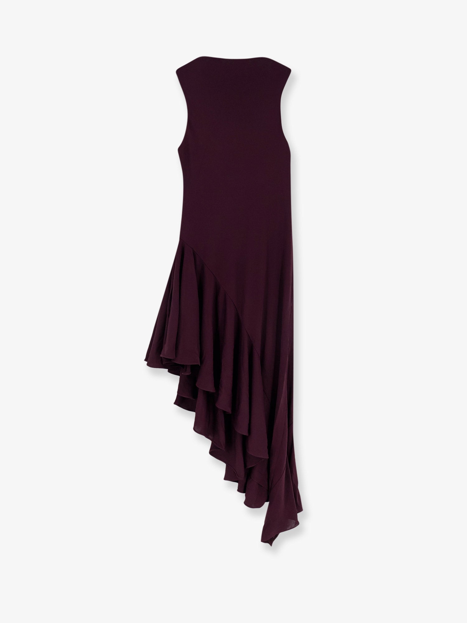 Alaia Women Long Asymmetrical Viscose Dress ALAIA