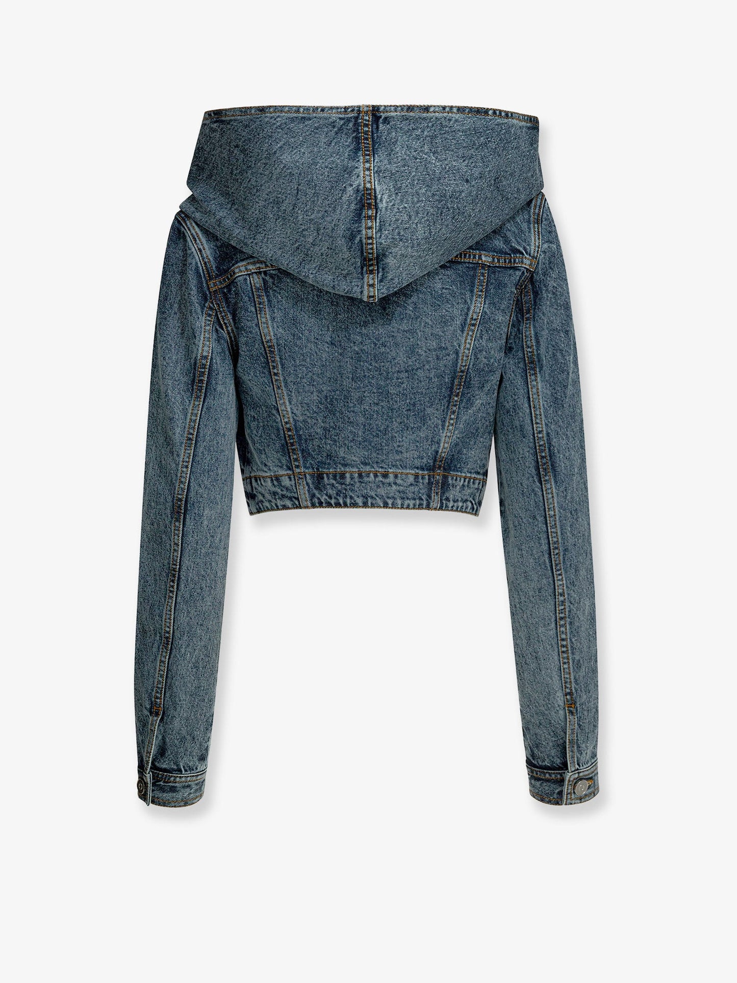 Alaia Women Hooded Denim Jacket ALAIA