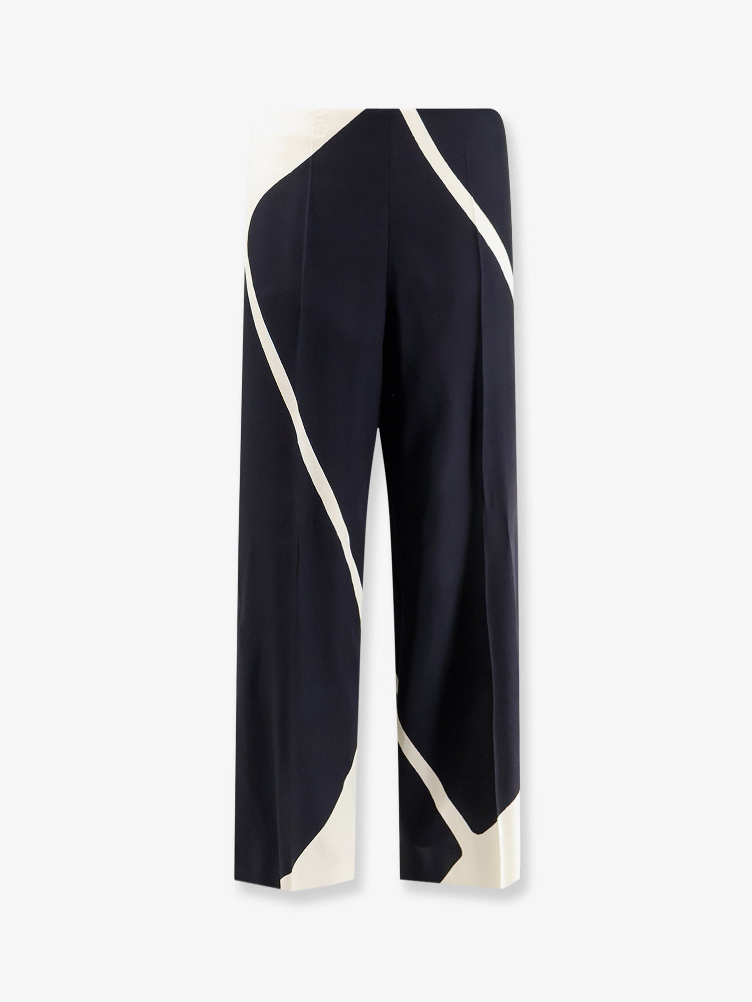 Alberta Ferretti Women Viscose Trousers With Bicolor Print ALBERTA FERRETTI