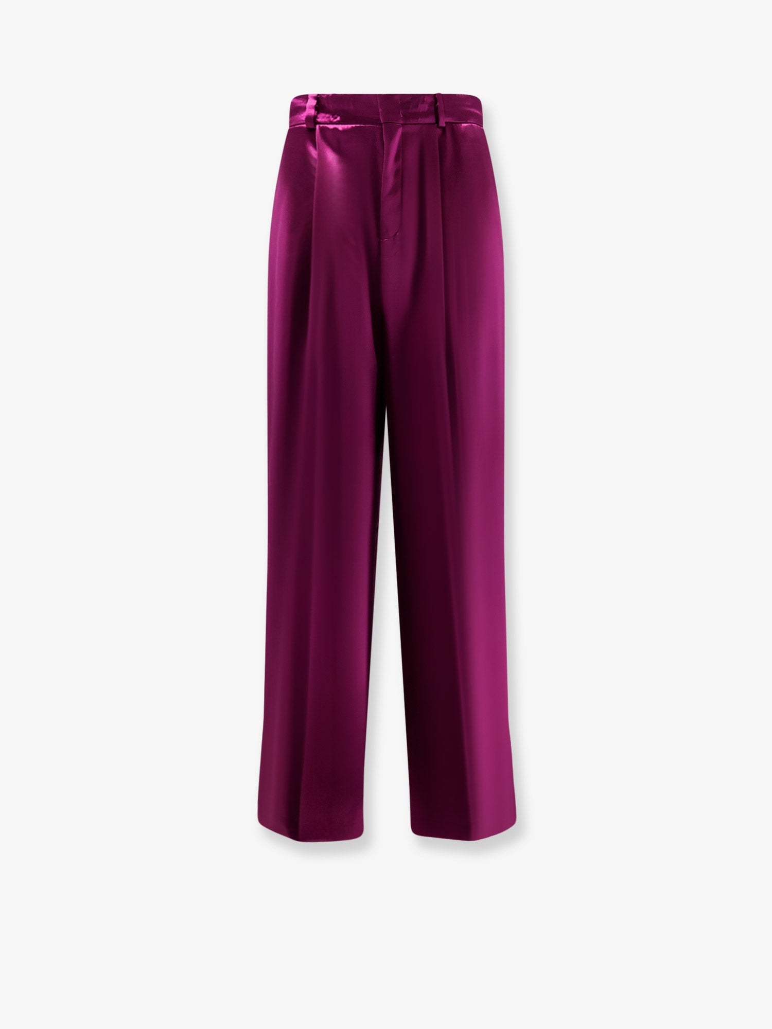 Alberta Ferretti Women Satin Trousers With Pinces ALBERTA FERRETTI