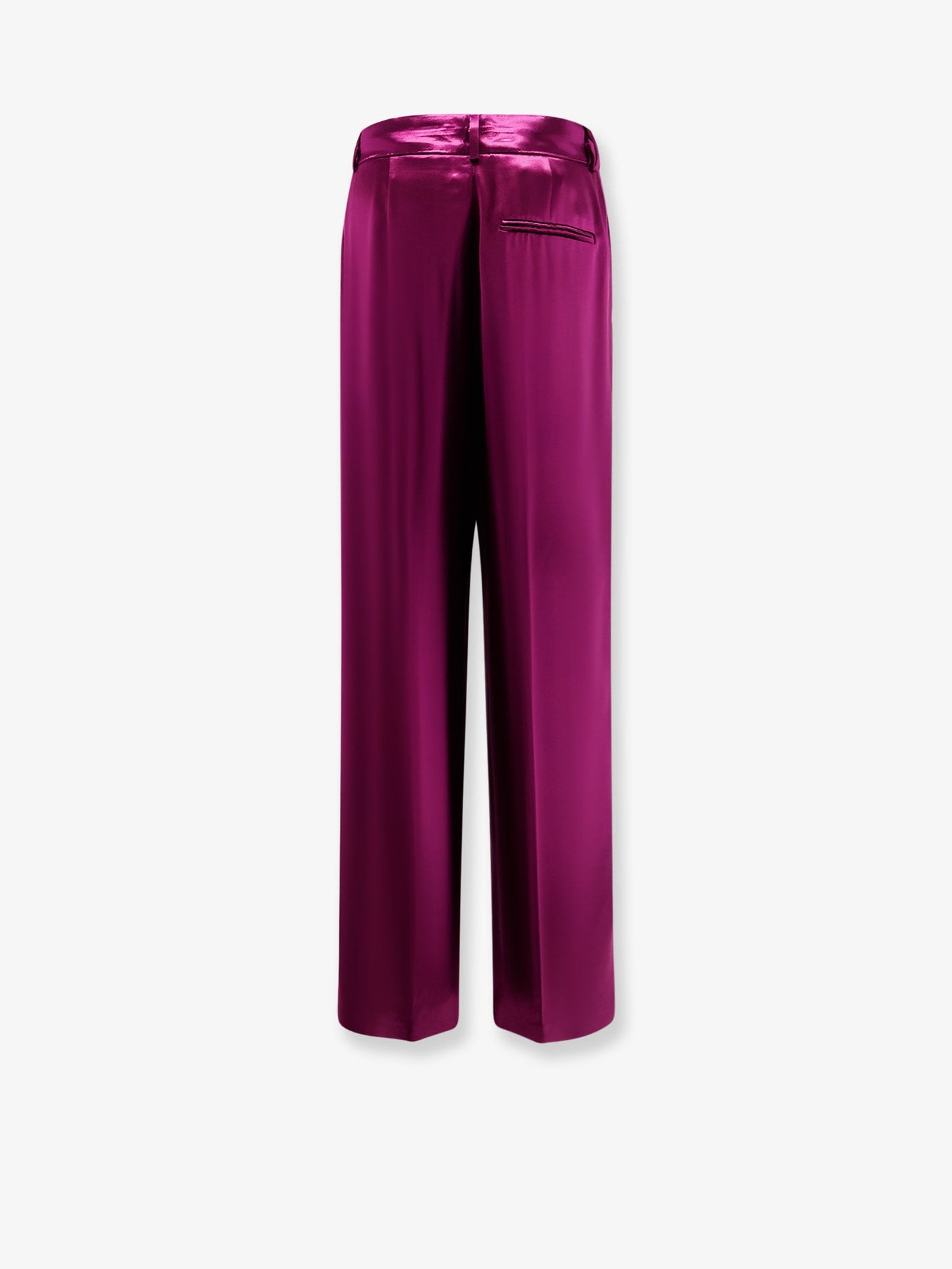 Alberta Ferretti Women Satin Trousers With Pinces ALBERTA FERRETTI