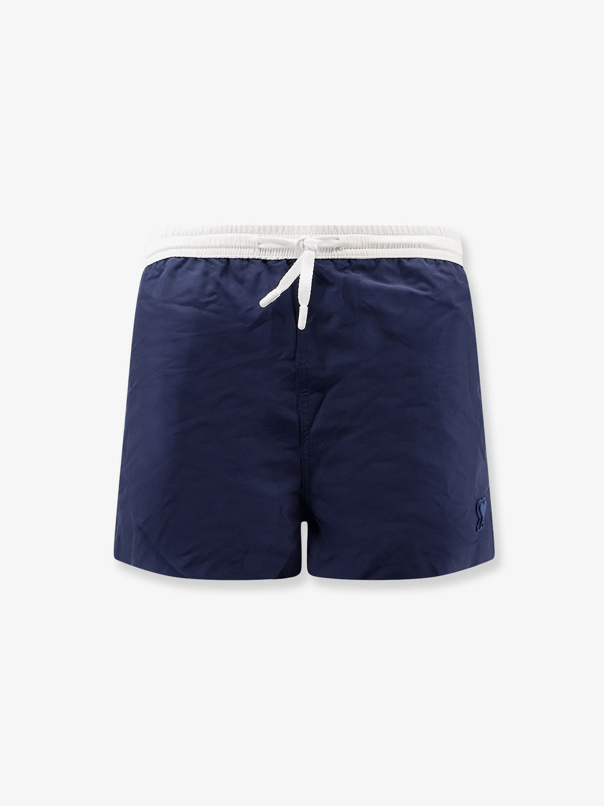 Ami Paris Men Nylon Swimsuit With Tone-On-Tone Logo AMI PARIS