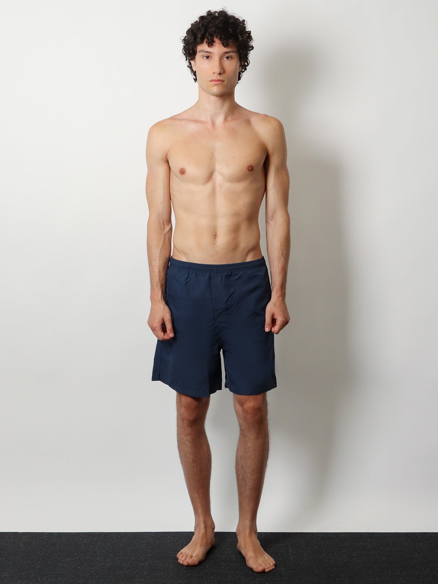 Ami Paris Men Nylon Swimsuit With Tone-On-Tone Logo Patch AMI PARIS