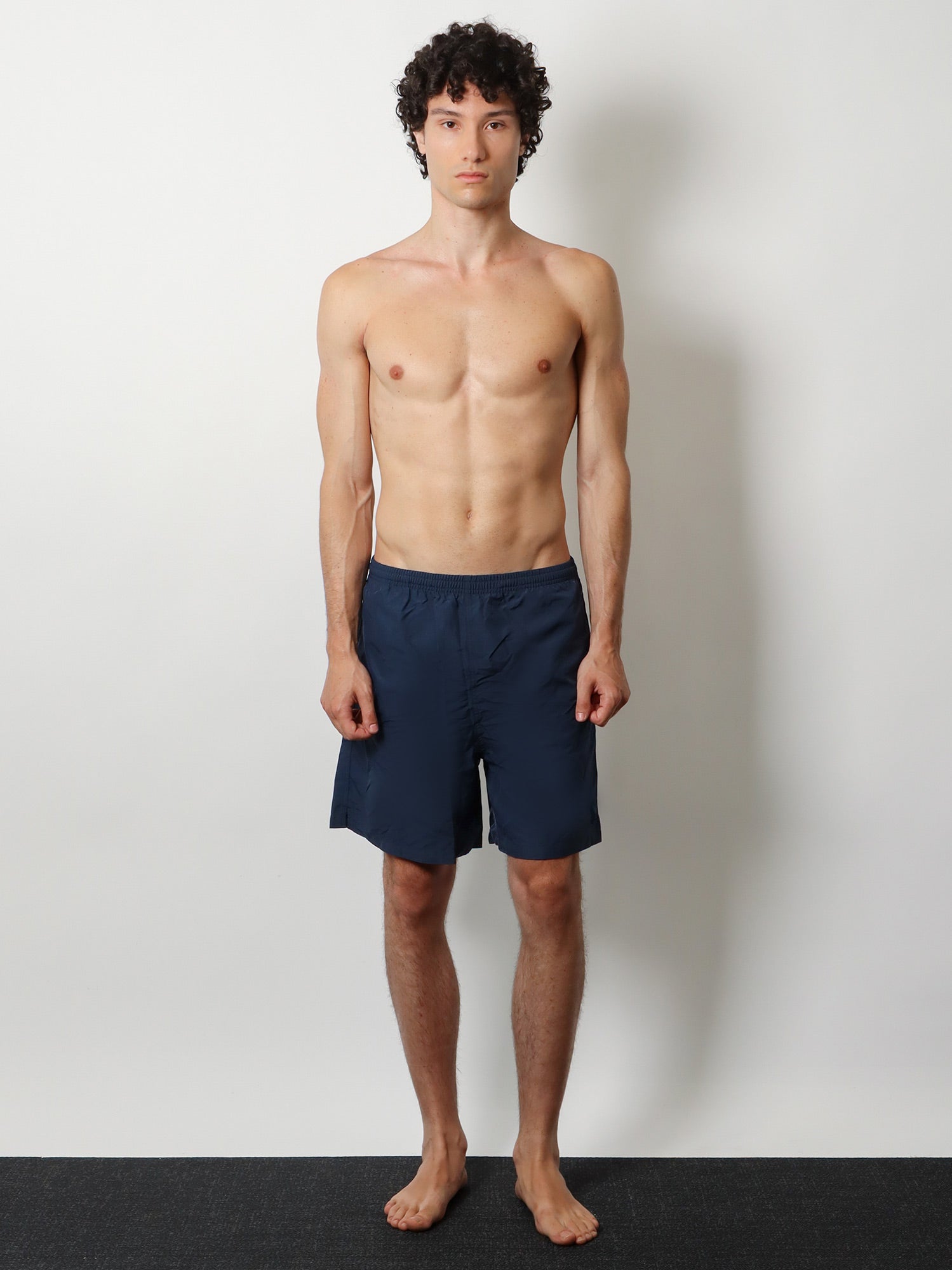 Ami Paris Men Nylon Swimsuit With Tone-On-Tone Logo Patch AMI PARIS