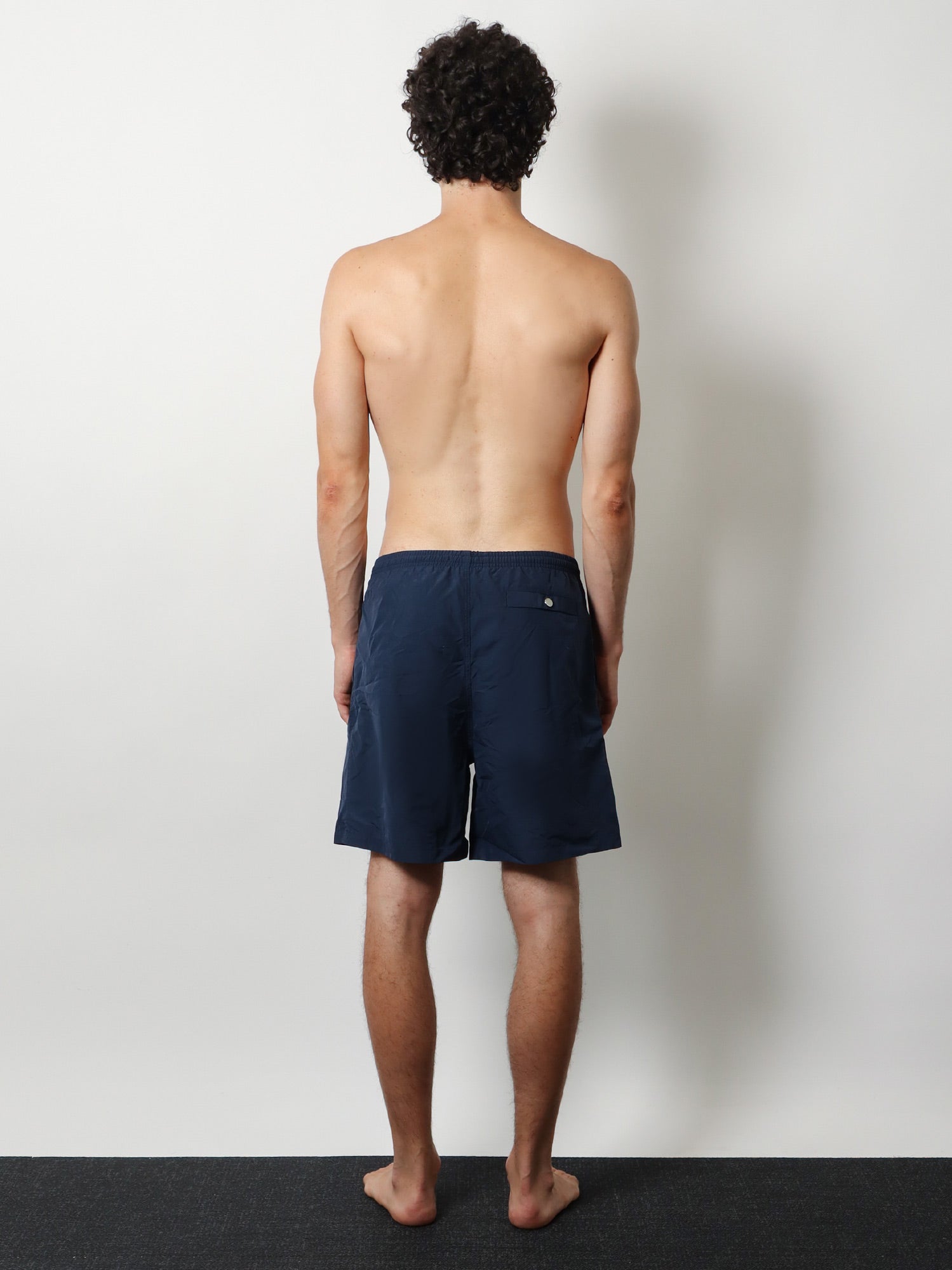 Ami Paris Men Nylon Swimsuit With Tone-On-Tone Logo Patch AMI PARIS