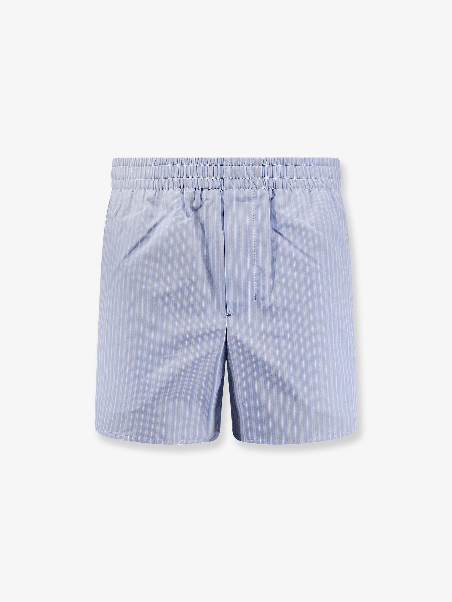 Ami Paris Men Cotton Bermuda Shorts With Striped Pattern AMI PARIS