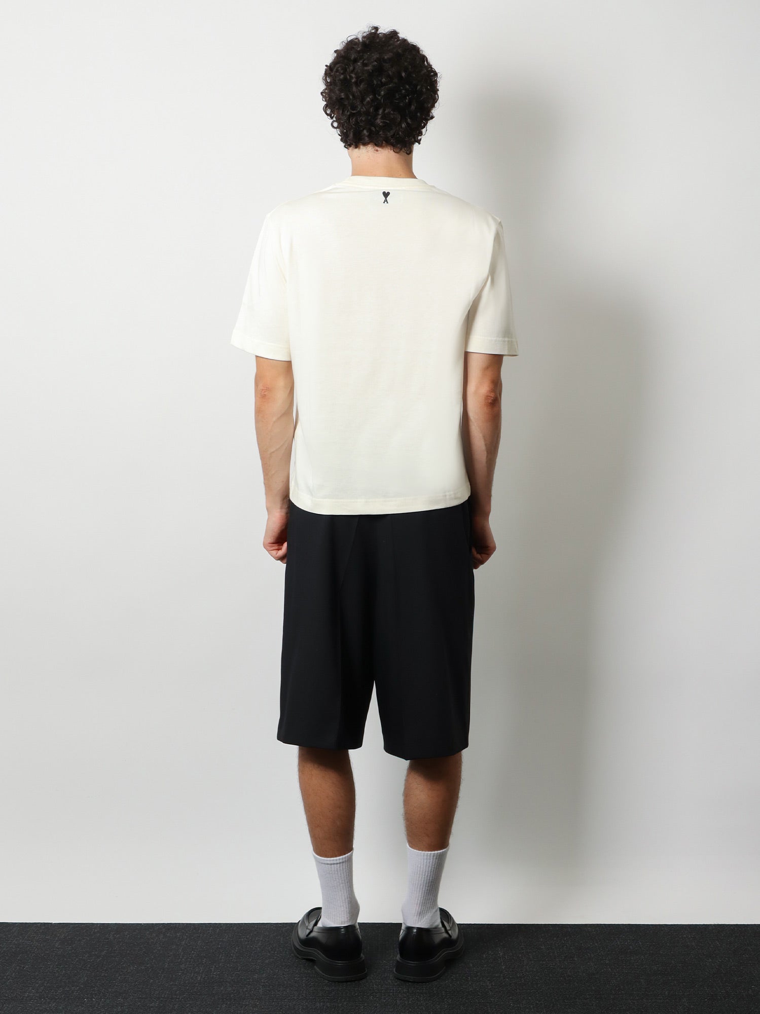 Ami Paris Men Cotton T-Shirt With Frontal Print AMI PARIS